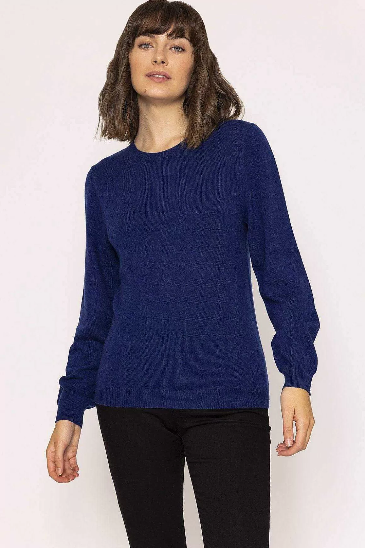 Rowen Avenue 100% Cashmere Knit In Denim Outlet