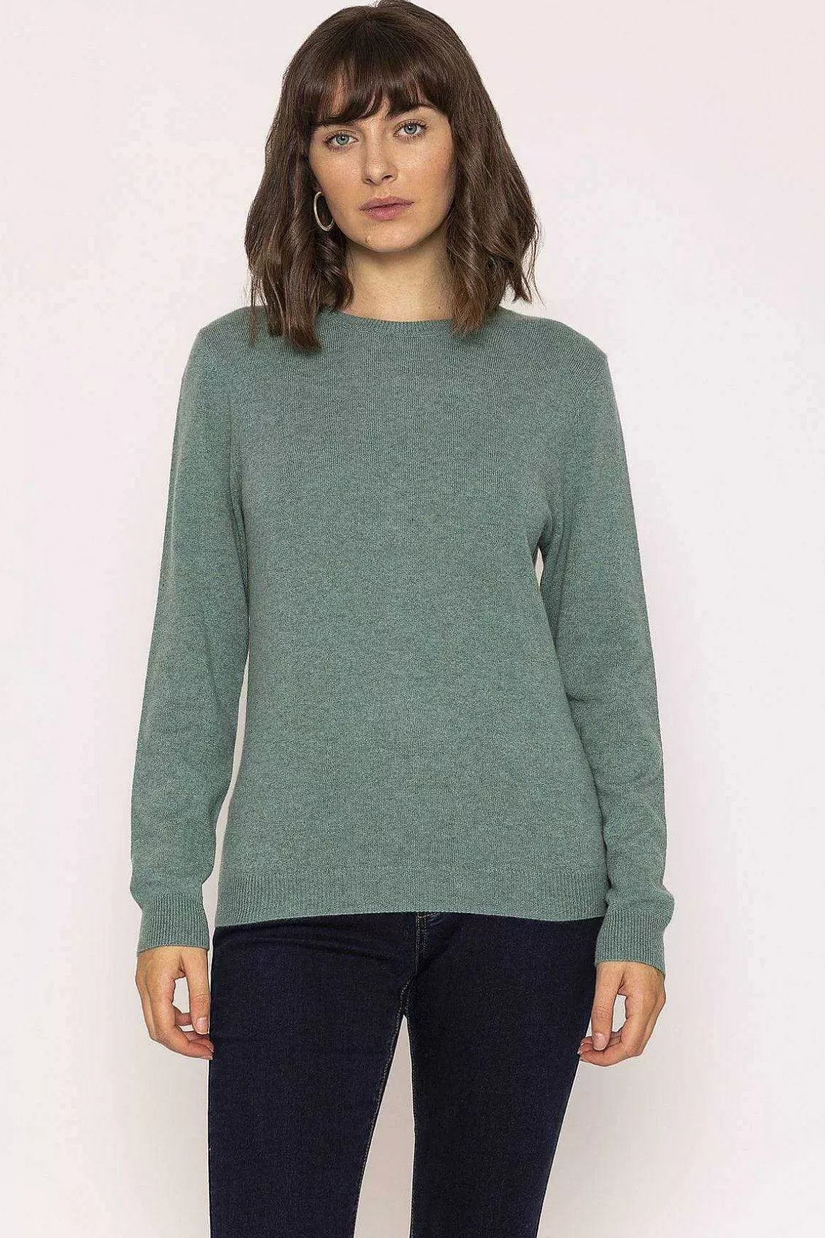 Rowen Avenue 100% Cashmere Knit In Sage Sale