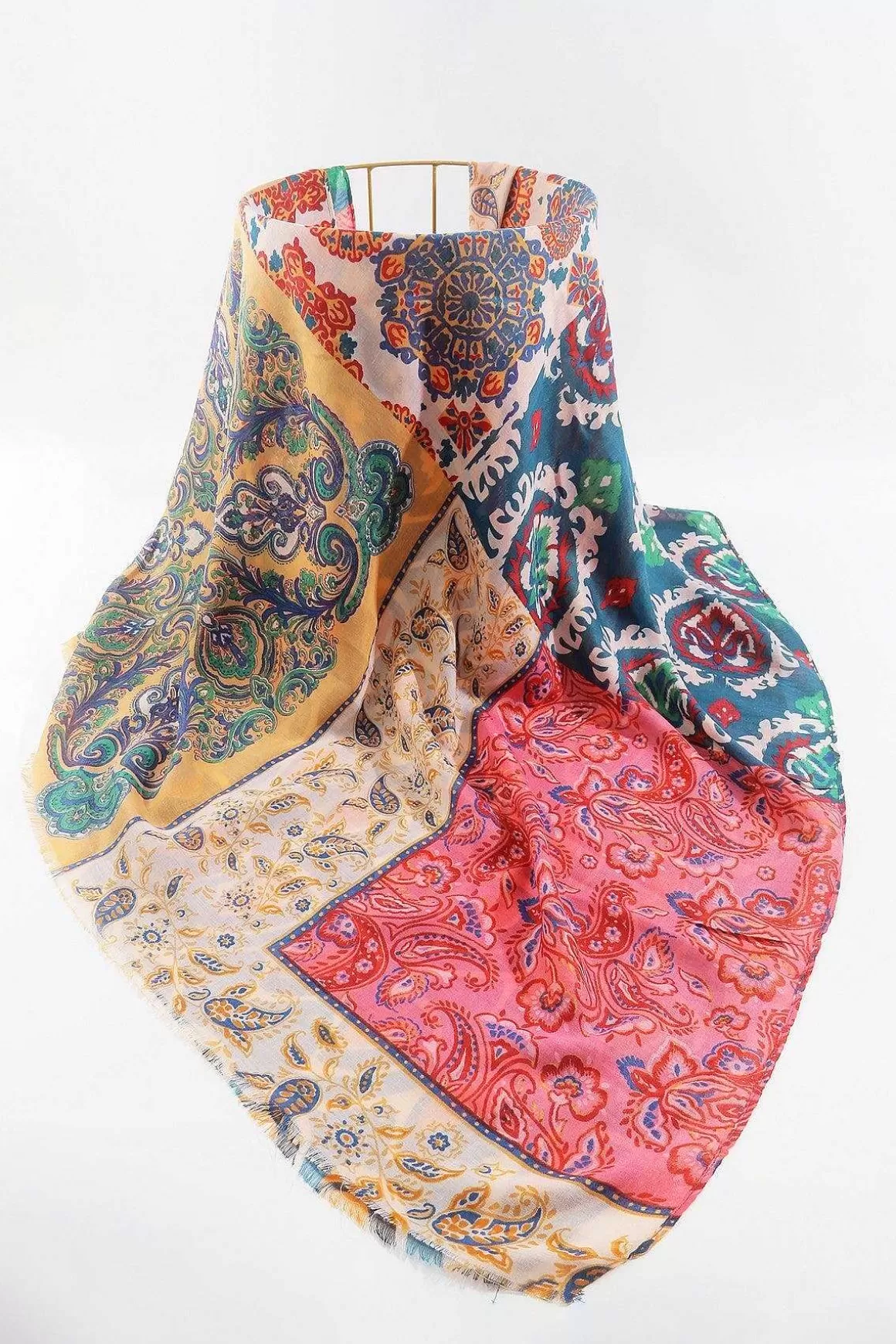 SOUL Accessories Abstract Paisley Scarf In Orange Best