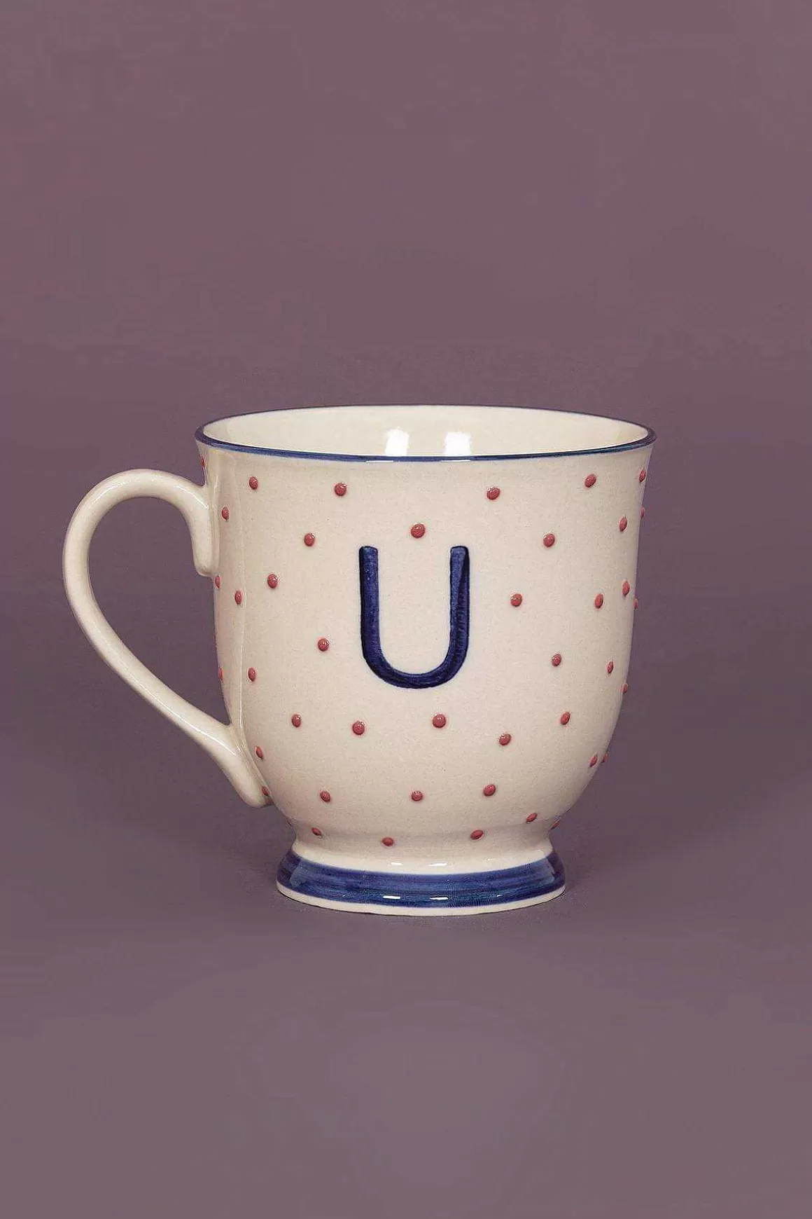 Eclectic Alphabet Mug Dot U Fashion