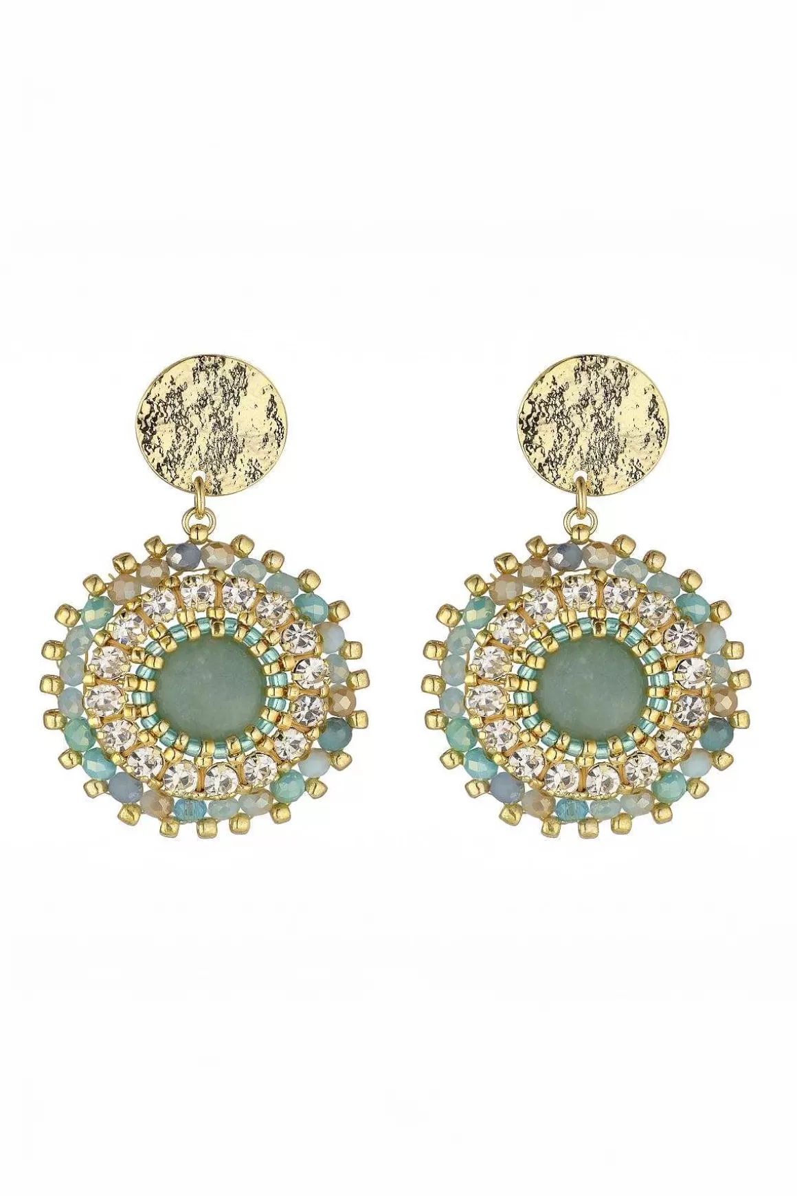 Knight & Day Amazon Gemstone Statement Earrings Flash Sale