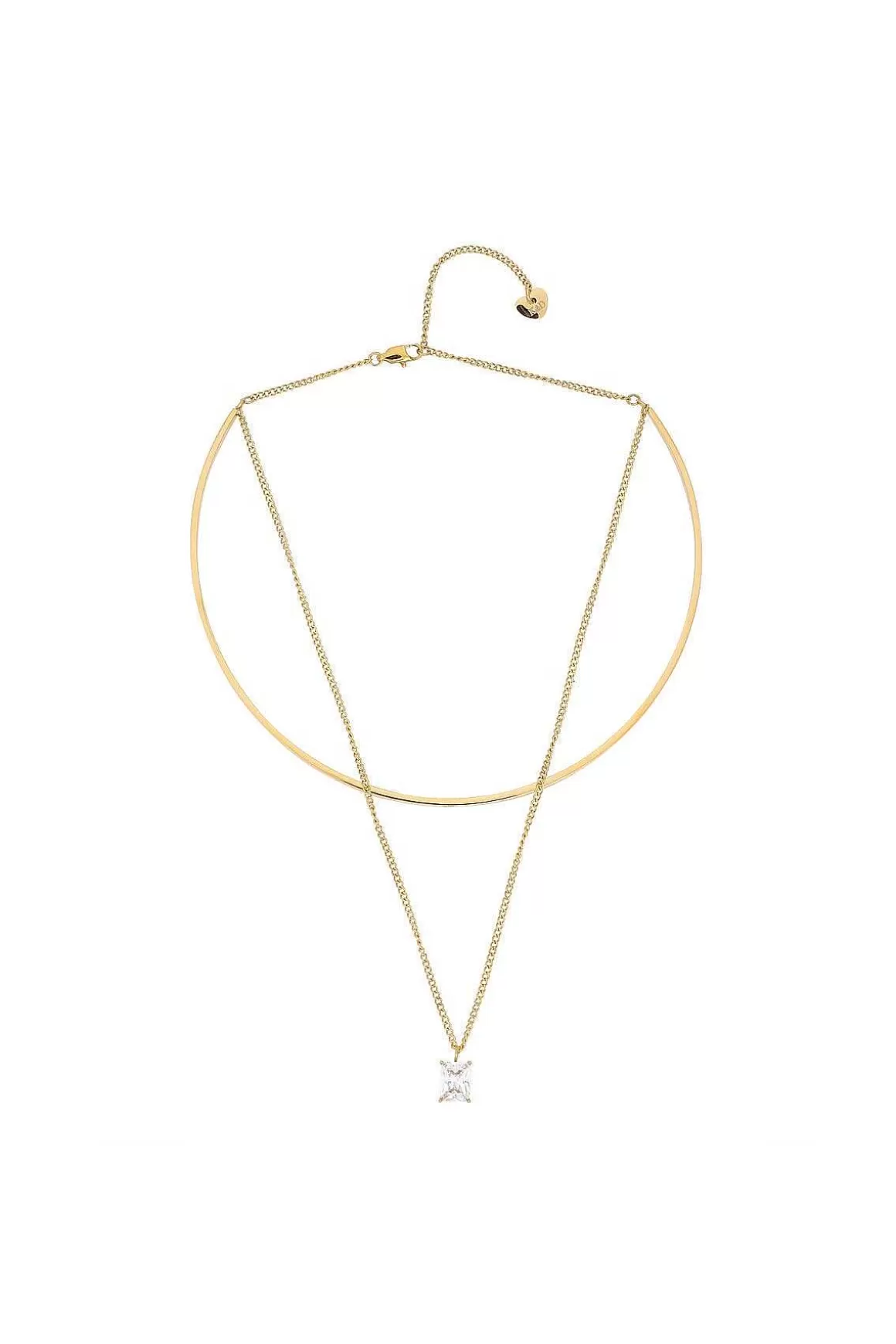 Knight & Day Anika Clear Stone Necklace Flash Sale