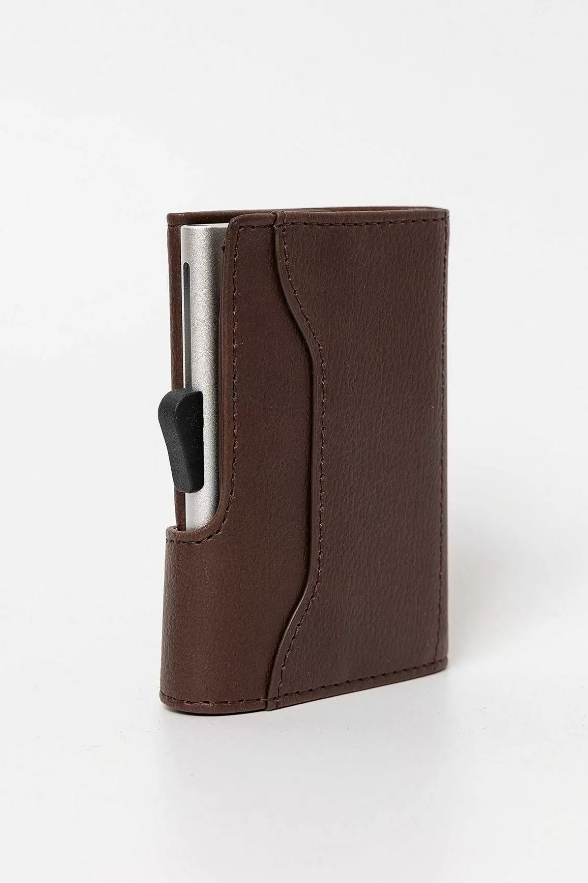 C-Secure Bank Cards Protector Wallet In Dark Brown Online