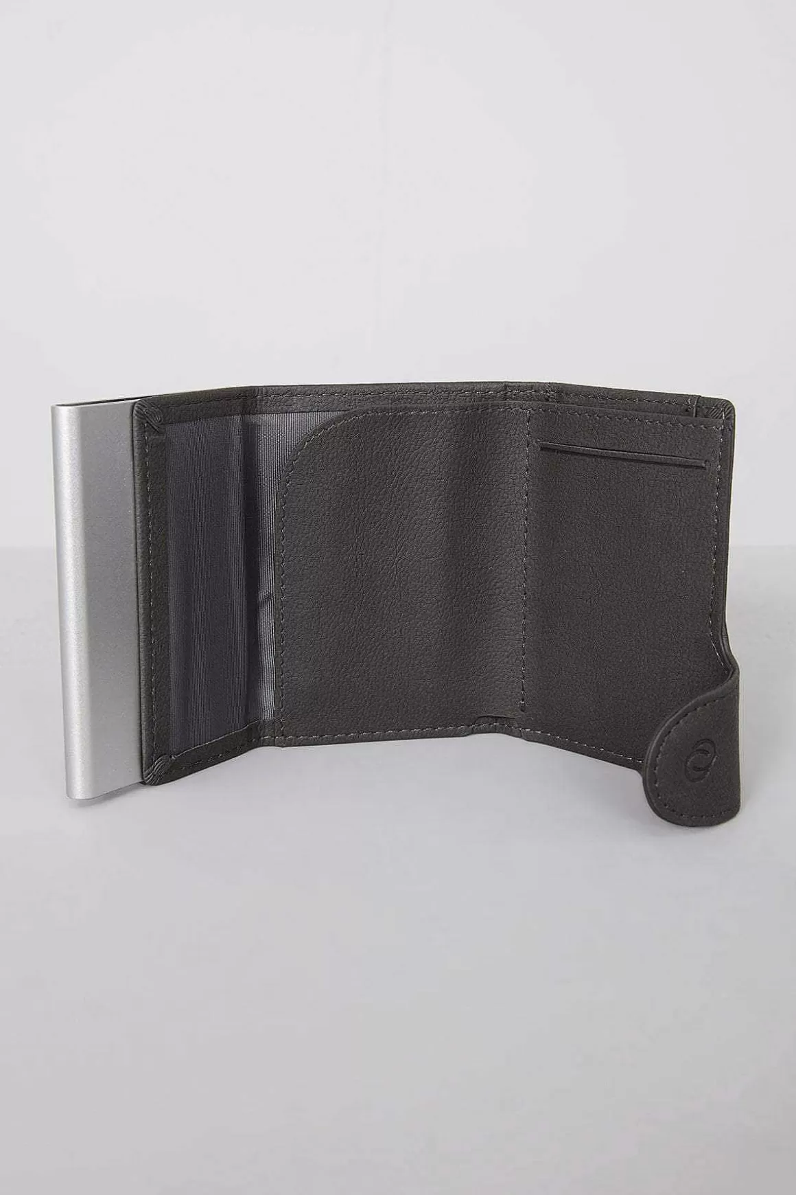 C-Secure Bank Cards Protector Wallet In Grey Flash Sale