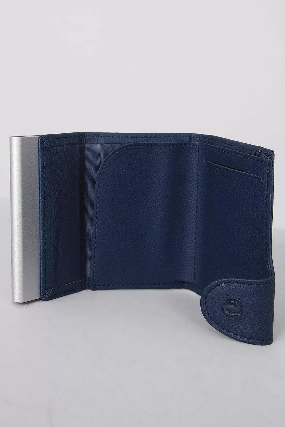 C-Secure Bank Cards Protector Wallet In Navy Blue Cheap