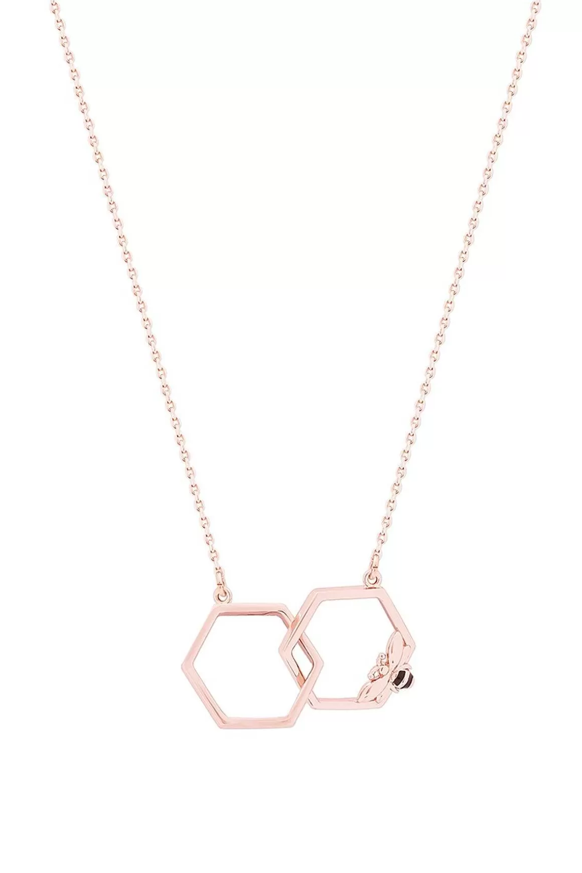 Tipperary Crystal Jewellery Bee Hexagonal Infinity Pendant Cheap