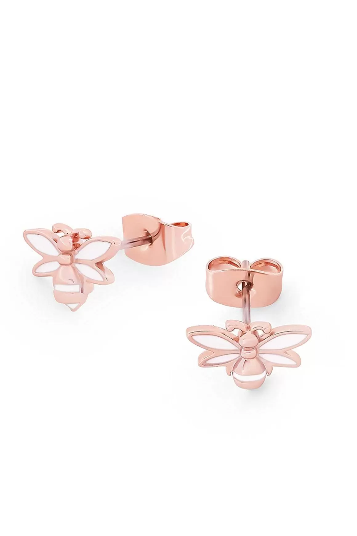 Tipperary Crystal Jewellery Bee Studs In Rose Gold Sale