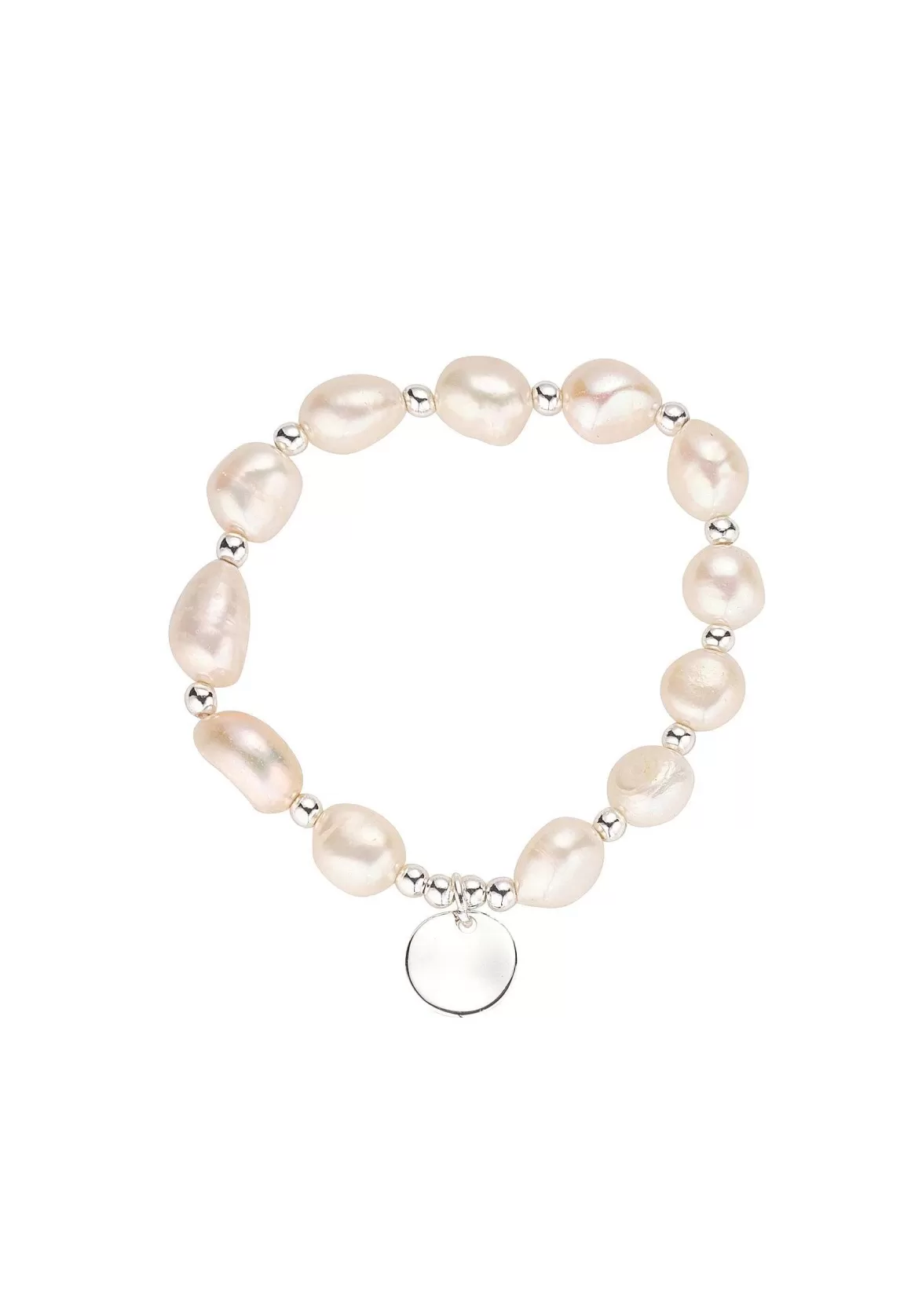 Knight & Day Bella Freshwater Pearl Silver Bracelet Cheap