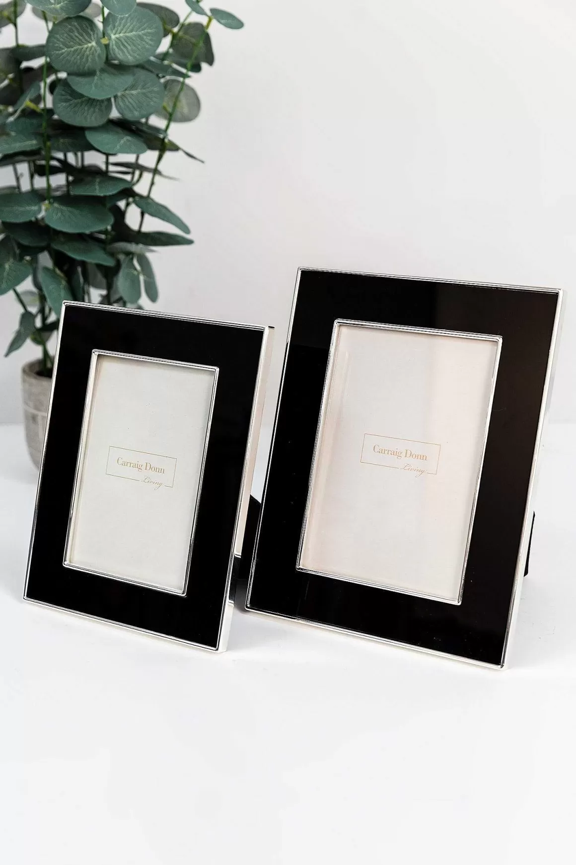 Carraig Donn Living Black & Silver Photo Frame In 4X6\\ Sale