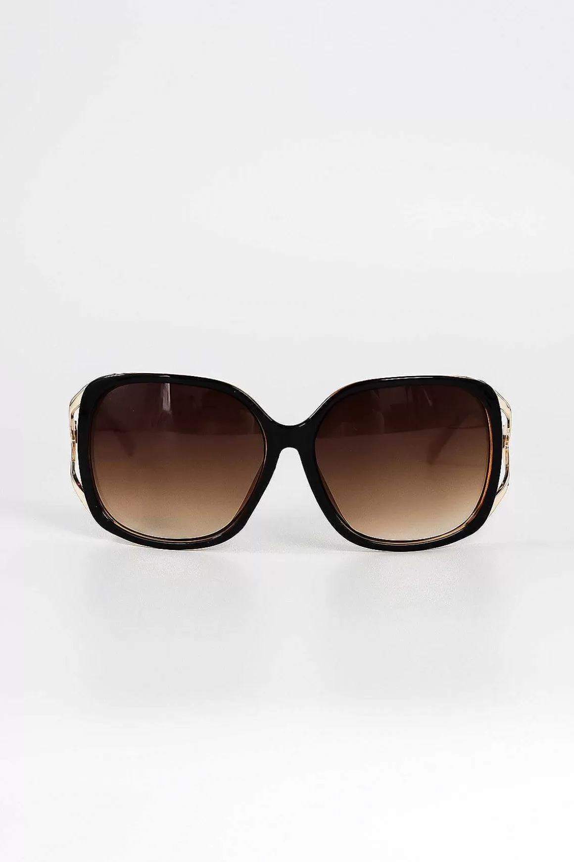 SOUL Accessories Black And Brown Contrast Arm Sunglasses Best