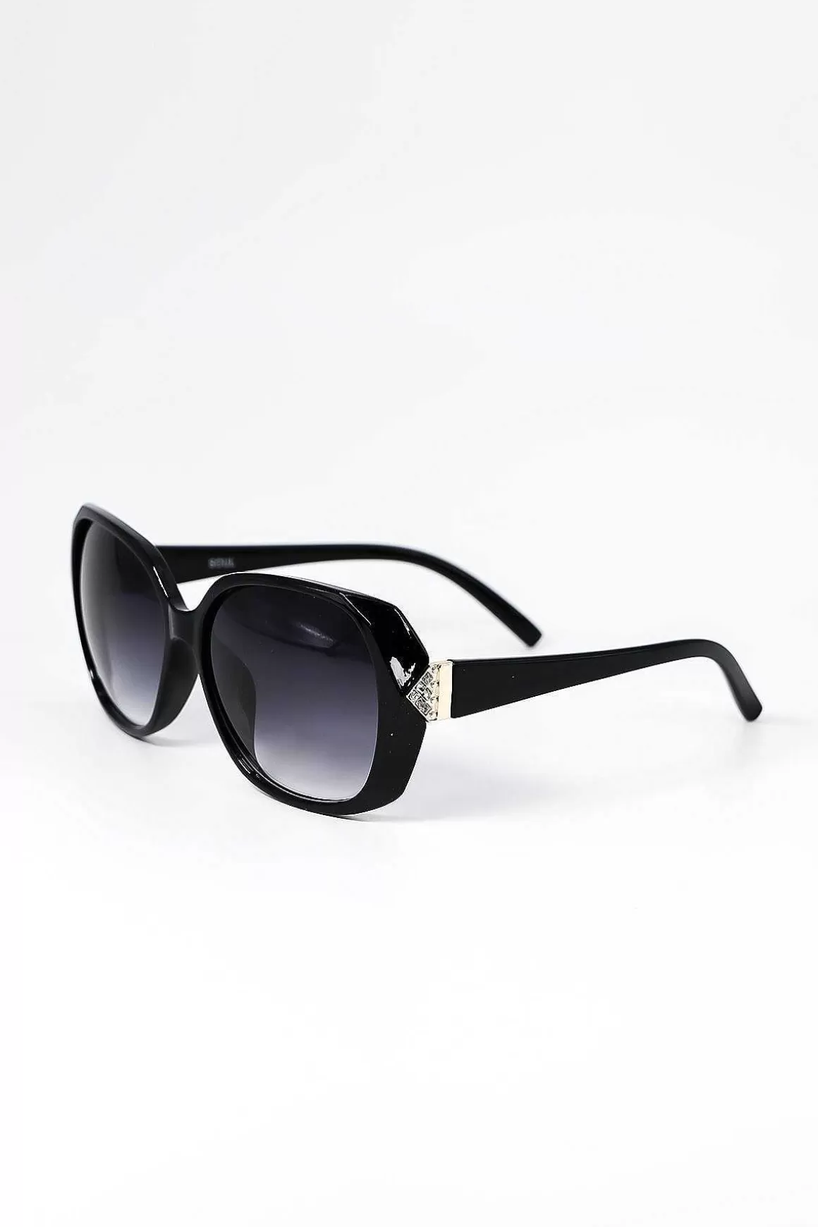 SOUL Accessories Black Diamante Detail Sunglasses Cheap