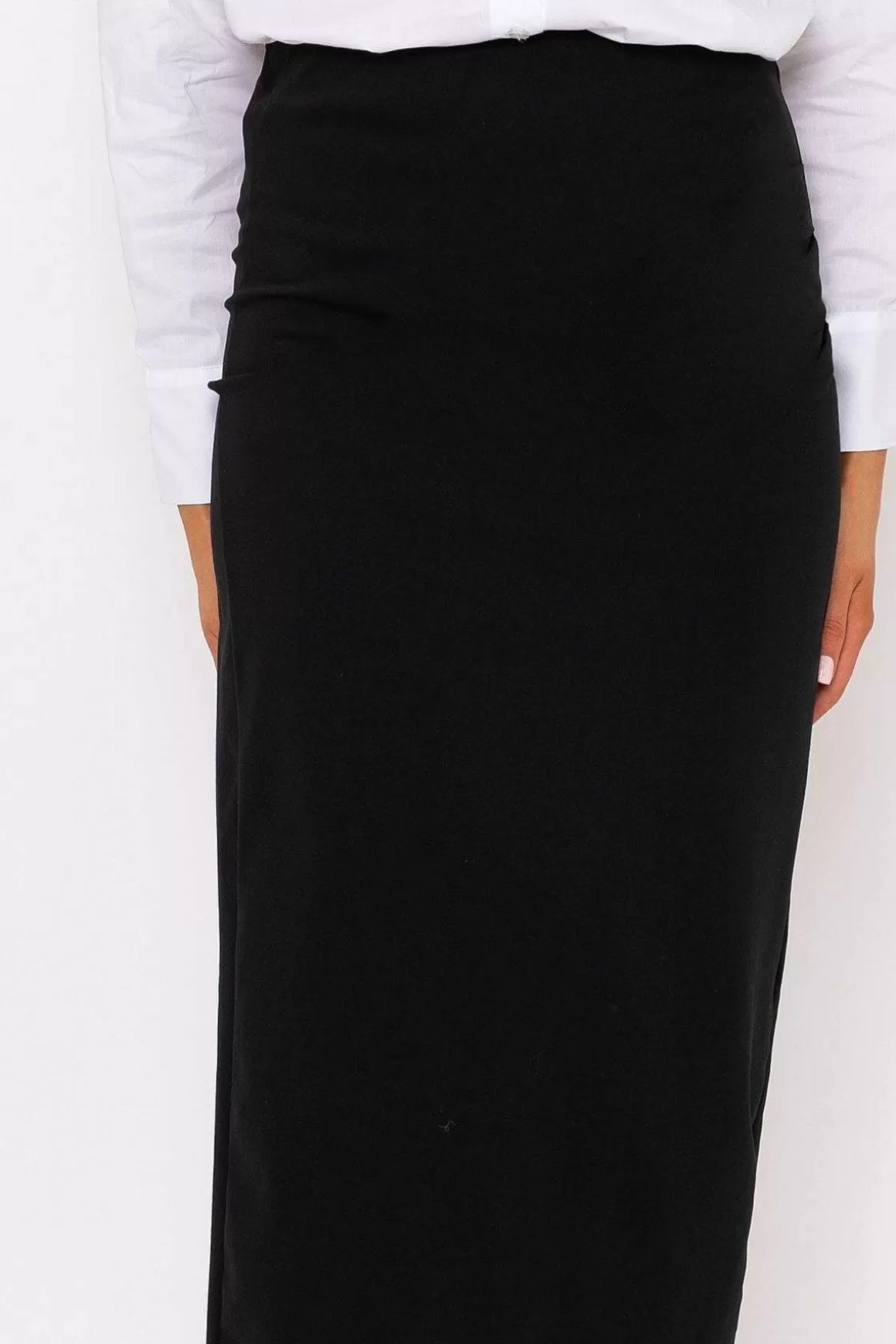 Pala D'oro Black Midi Skirt New