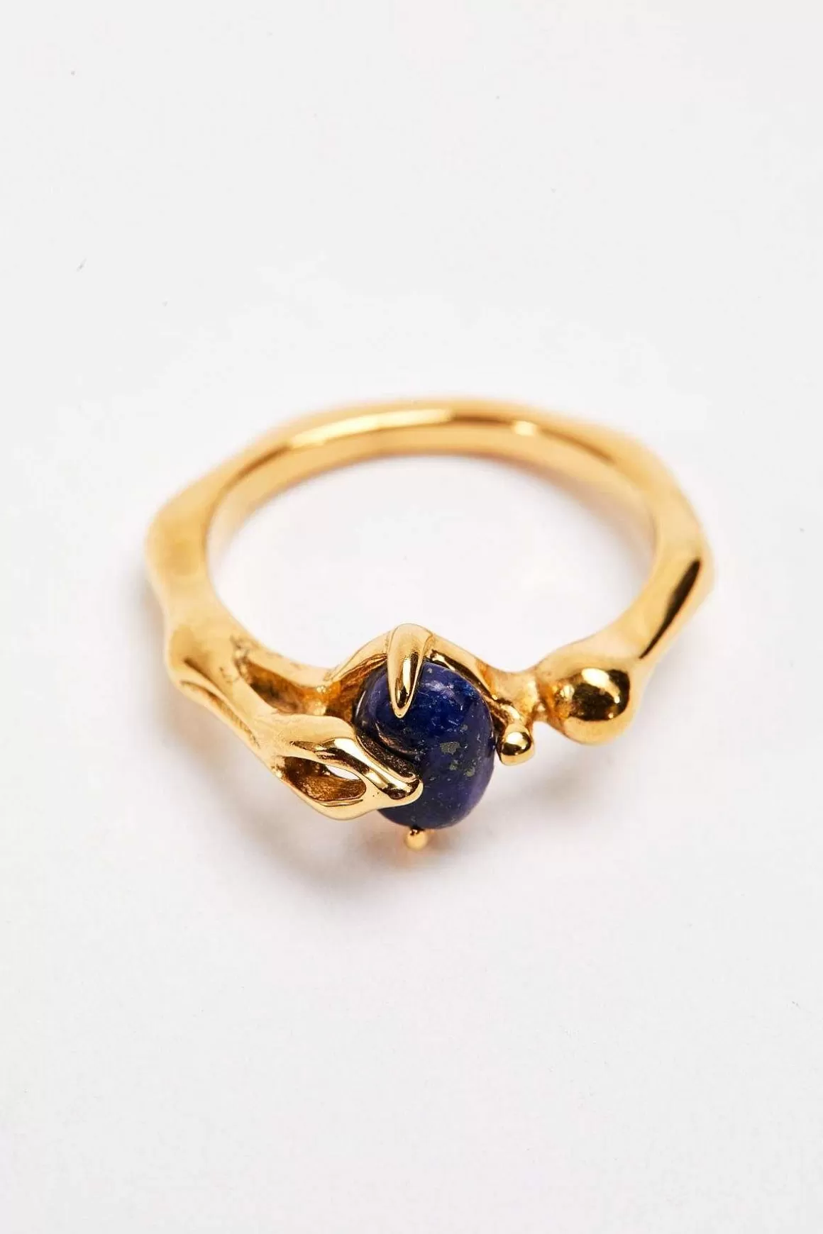 Joularie Blue Lapis Ring Size 7 Sale