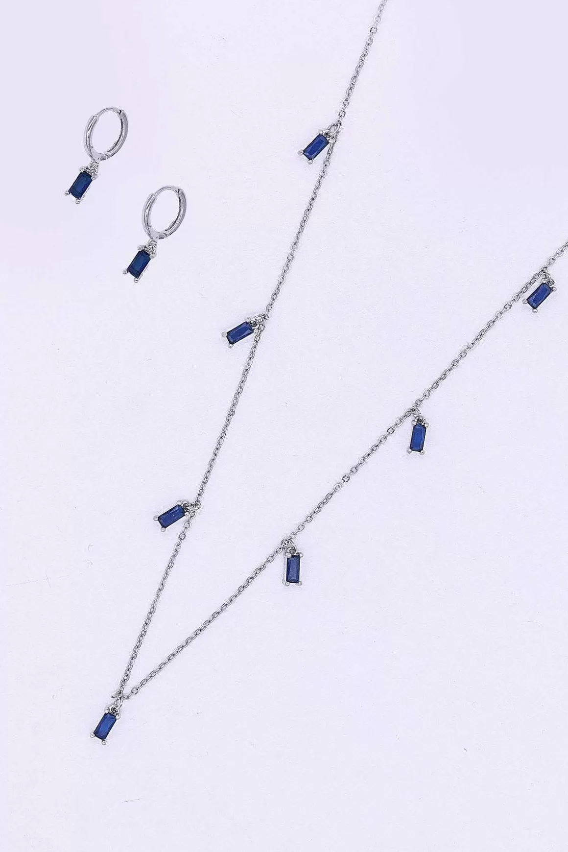 Joularie Blue Stone Necklace Cheap