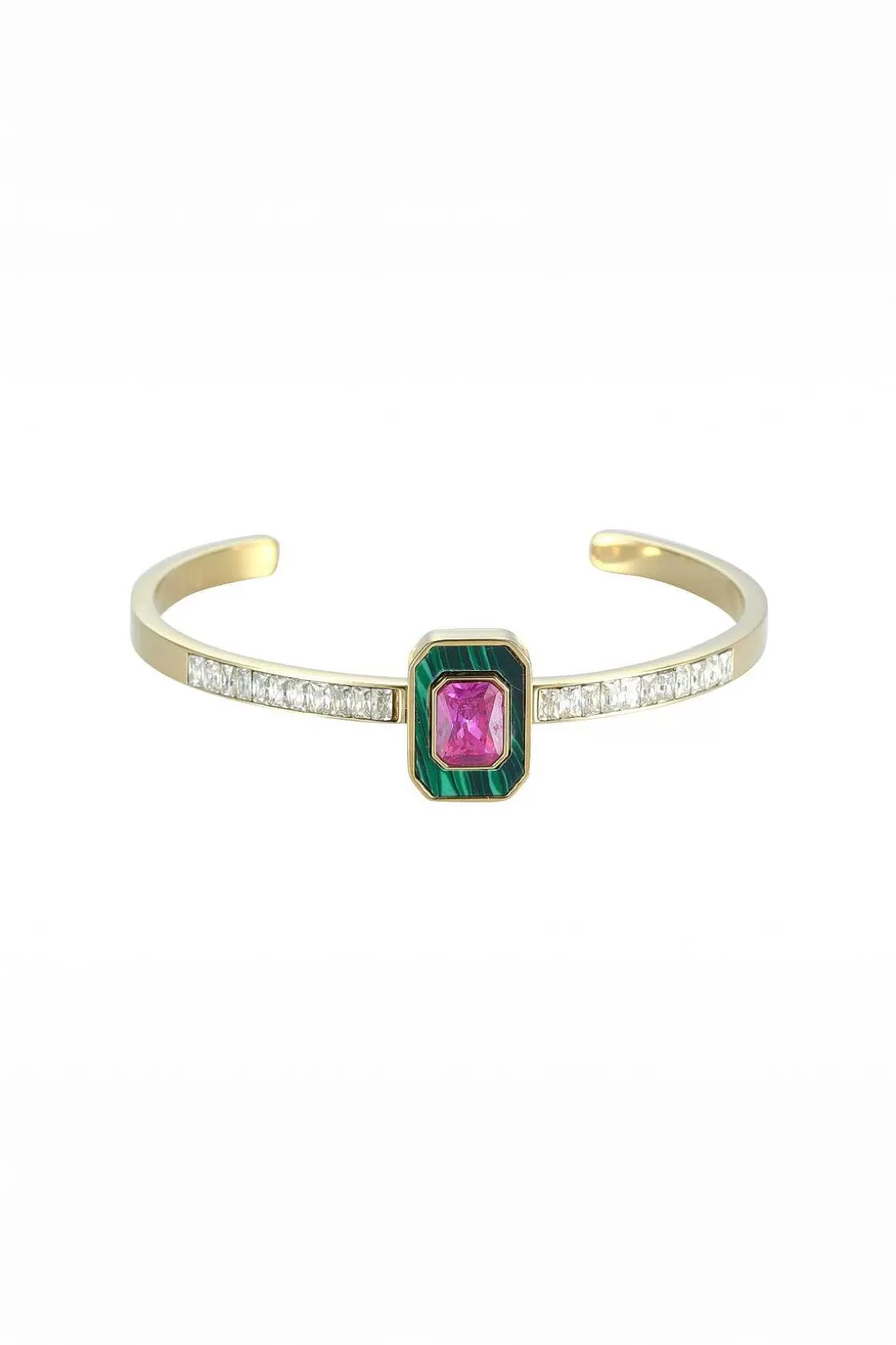 Knight & Day Braelyn Pink And Green Bangle Bracelet Best Sale