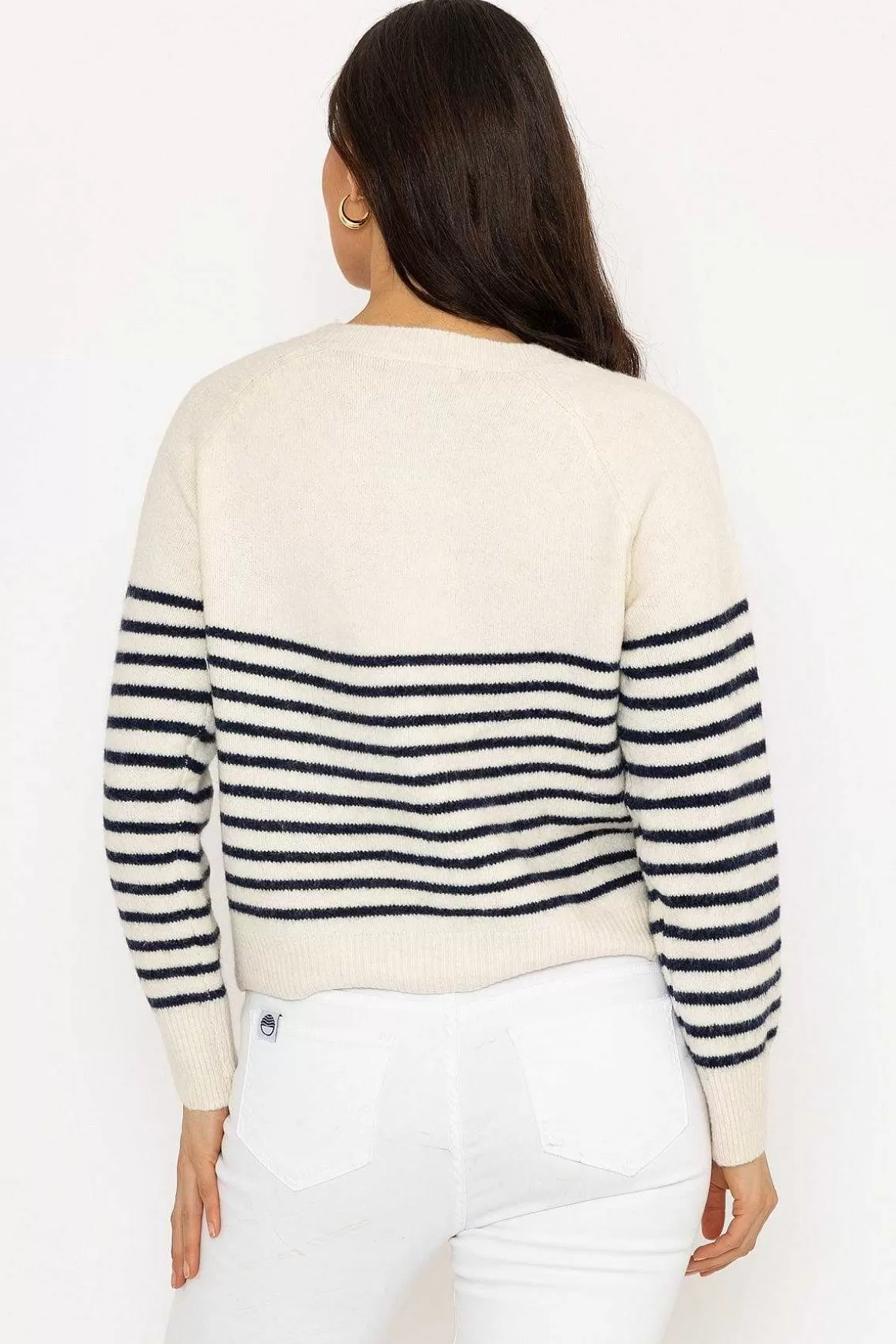 J'aime la Vie Breton Navy Stripe Knit Jumper Store