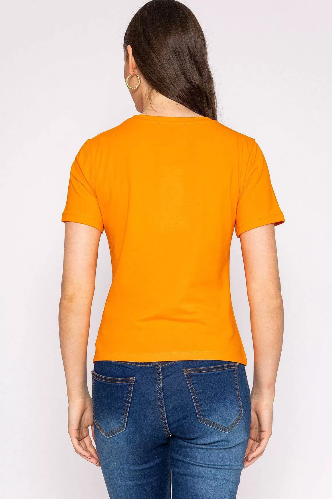 Kelly & Grace Weekend Butterfly T-Shirt In Orange Outlet