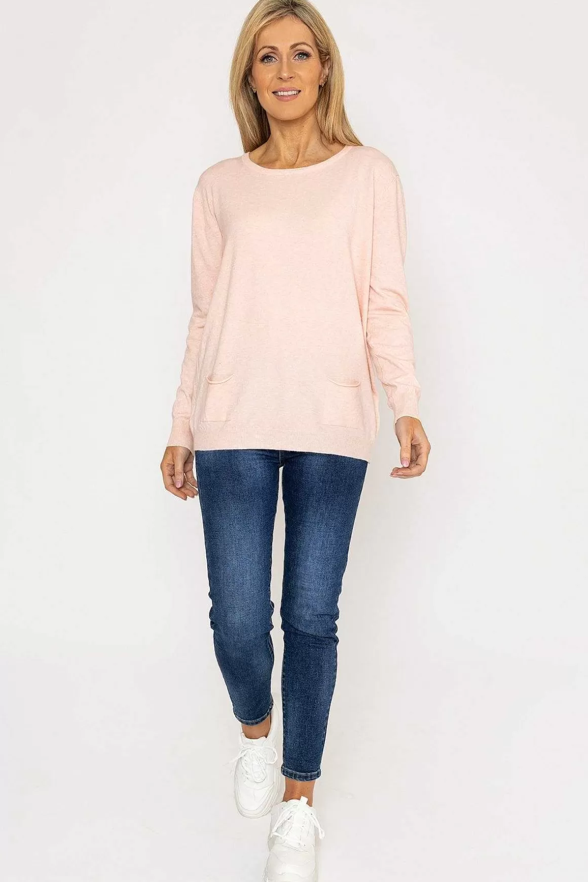 J'aime la Vie Button Detail Knit In Pink New