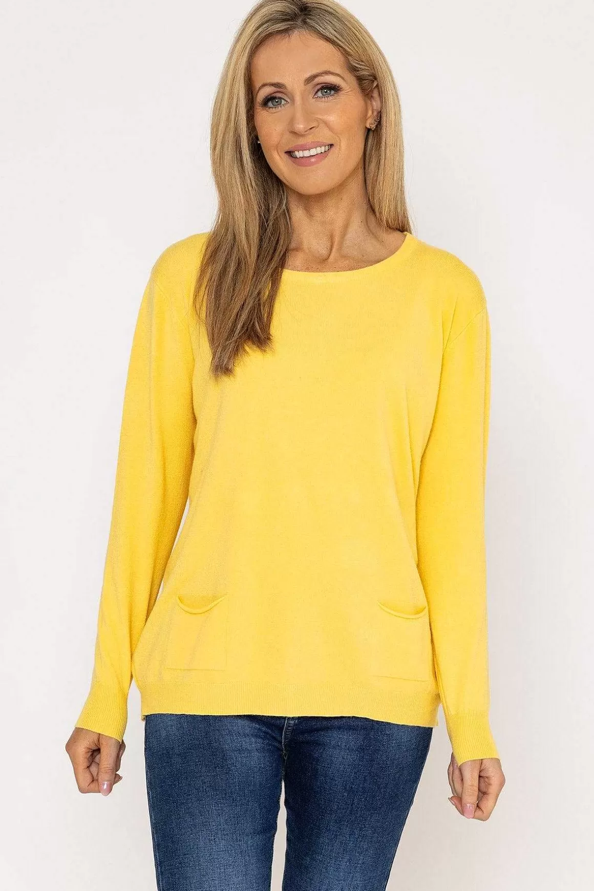 J'aime la Vie Button Detail Knit In Yellow Cheap