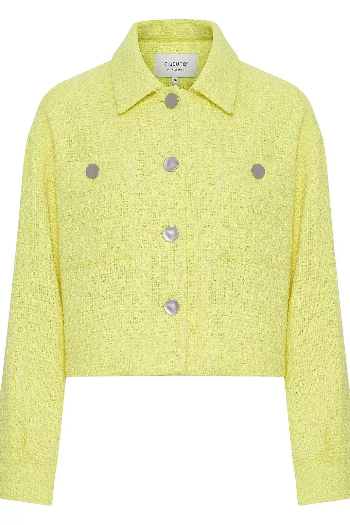 B.Young Bydadena Yellow Tweed Jacket Clearance