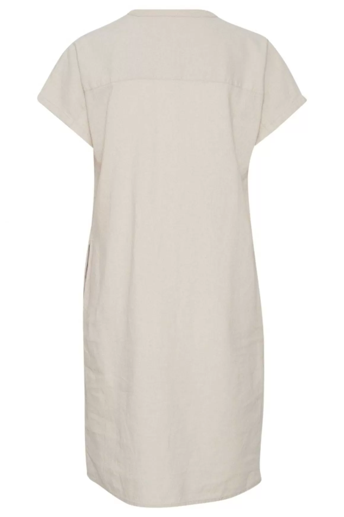 B.Young Byfalakka Beige Linen Dress Clearance