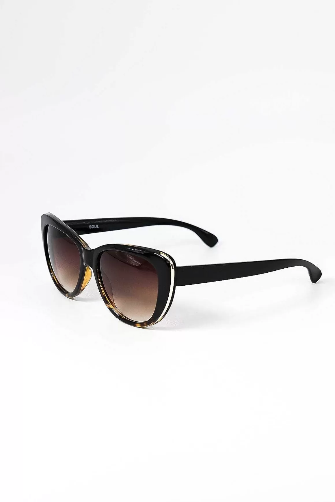 SOUL Accessories Cateye Sunglasses In Brown Fashion