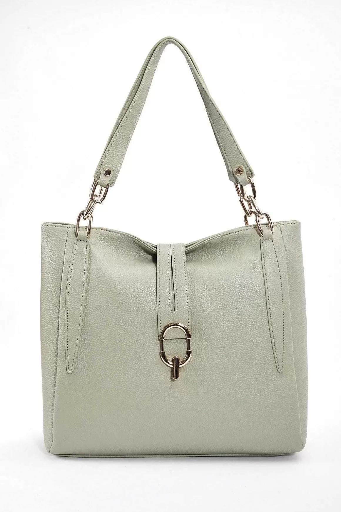 SOUL Accessories Chain Detail Tote In Sage Green Store