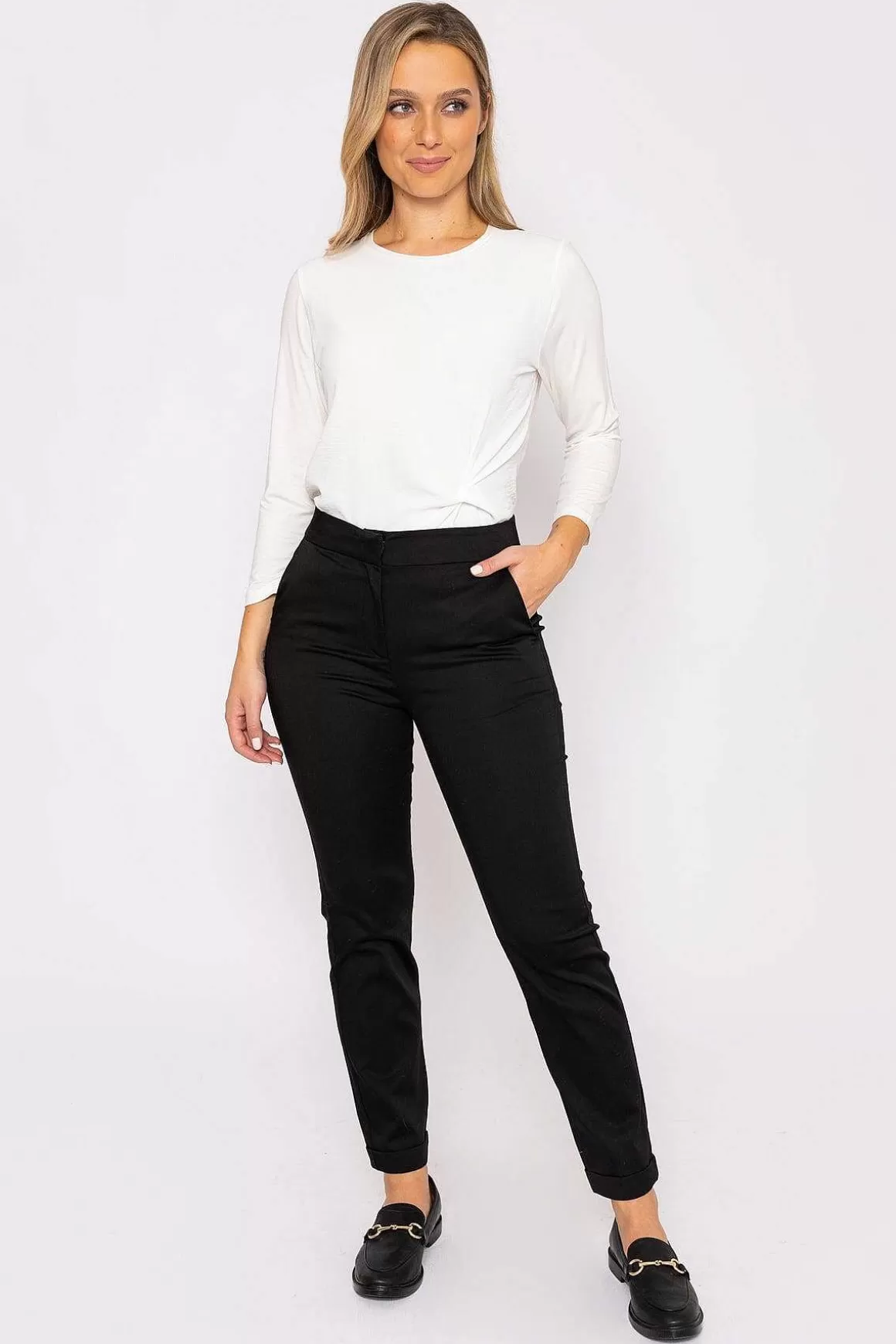 Kelly & Grace Weekend Chino Pant In Black Cheap