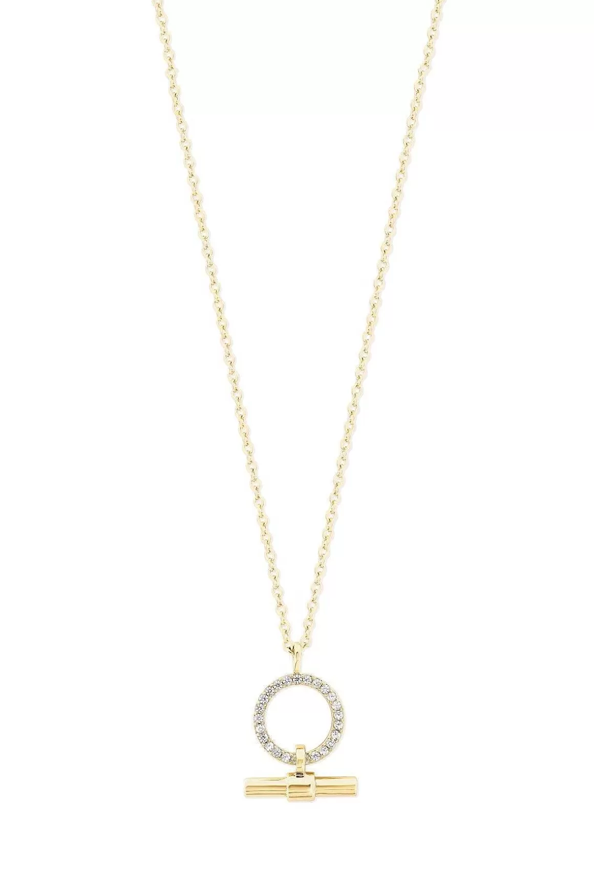 Tipperary Crystal Jewellery Circle & T-Bar Pendant Discount