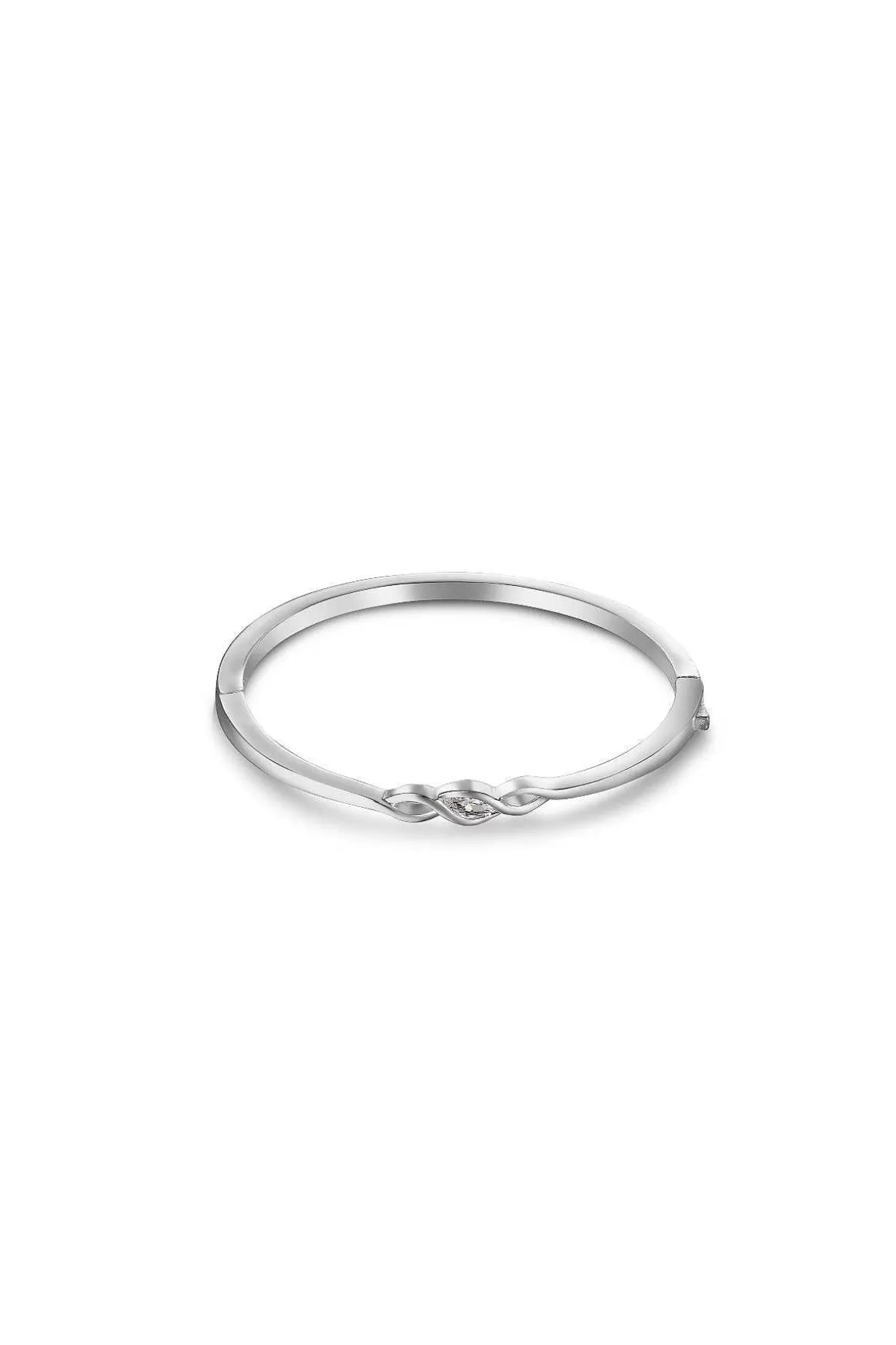 Newbridge Silverware Jewellery Clear Stone Bangle Best Sale