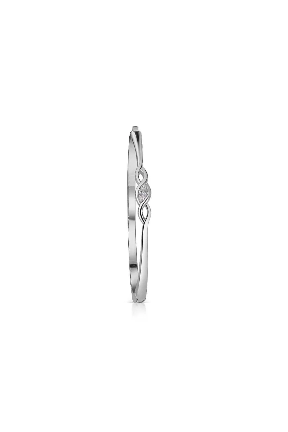 Newbridge Silverware Jewellery Clear Stone Bangle Best Sale