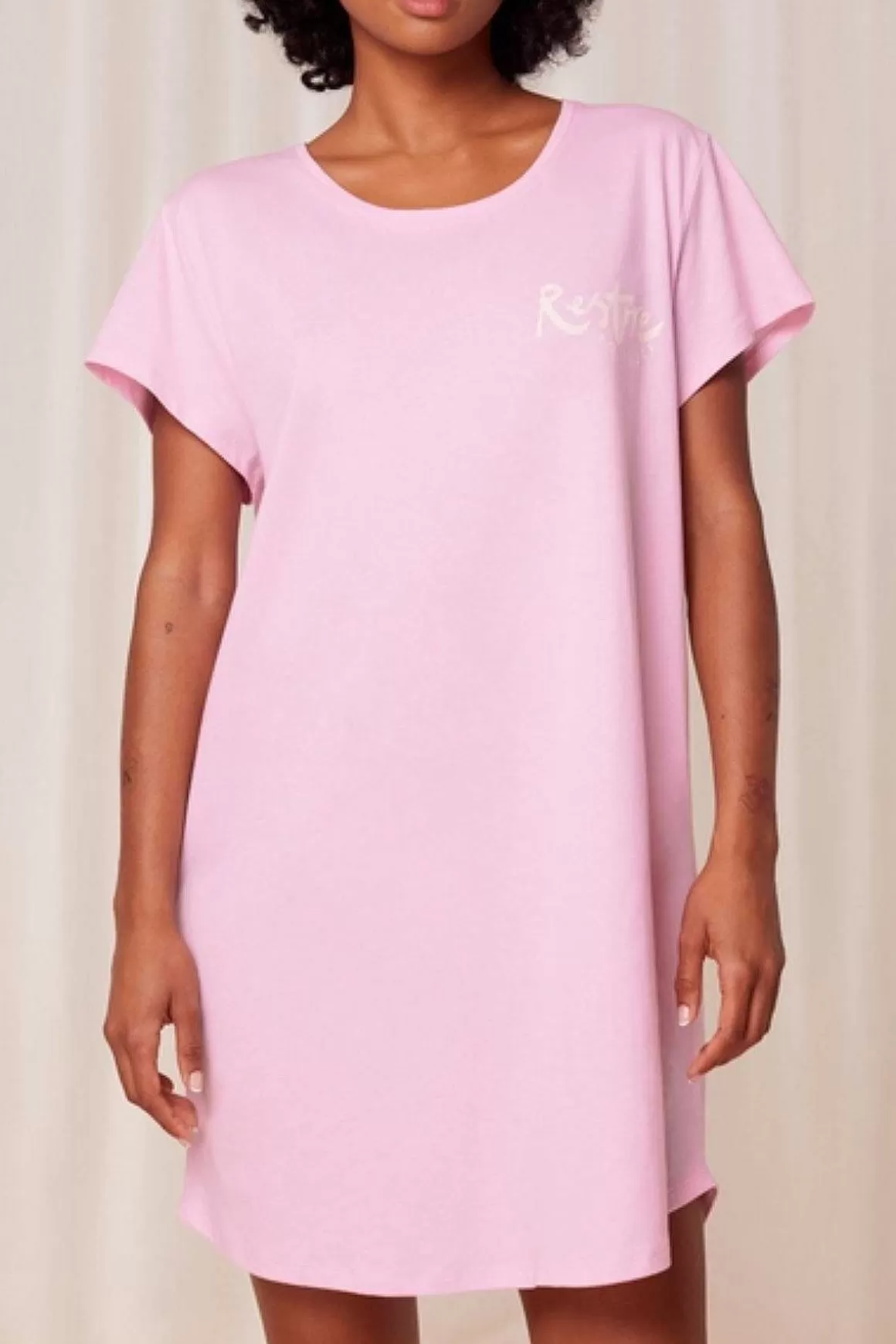 Triumph Cotton Nightdress In Pink Fashion