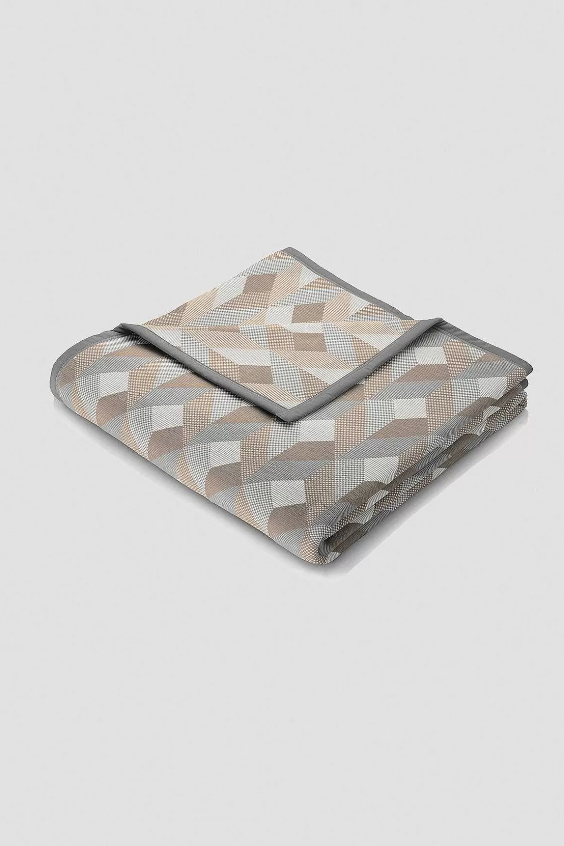 Biederlack Cream Geometric Throw Flash Sale