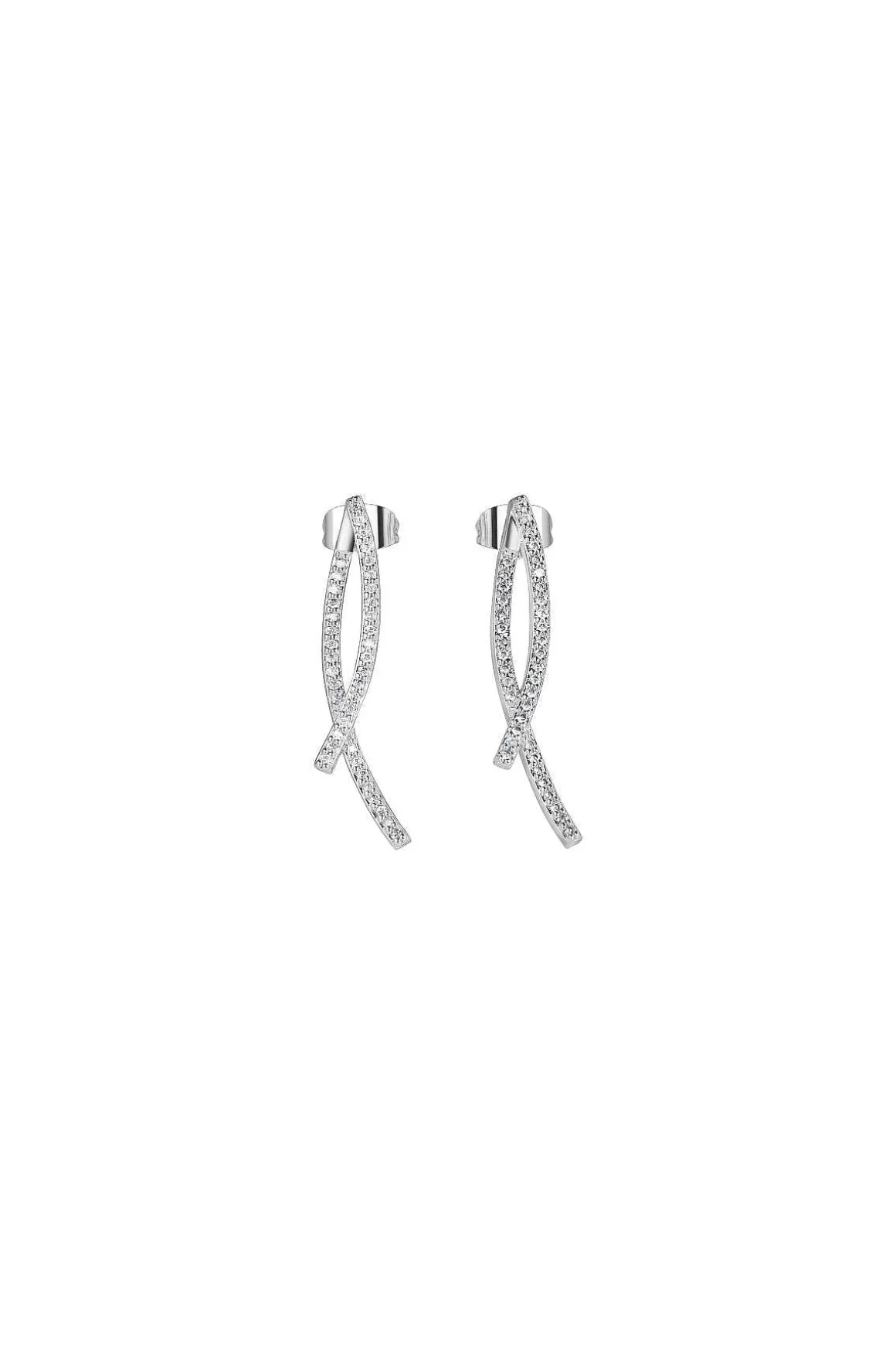 Newbridge Silverware Jewellery Cross Over Earrings Store