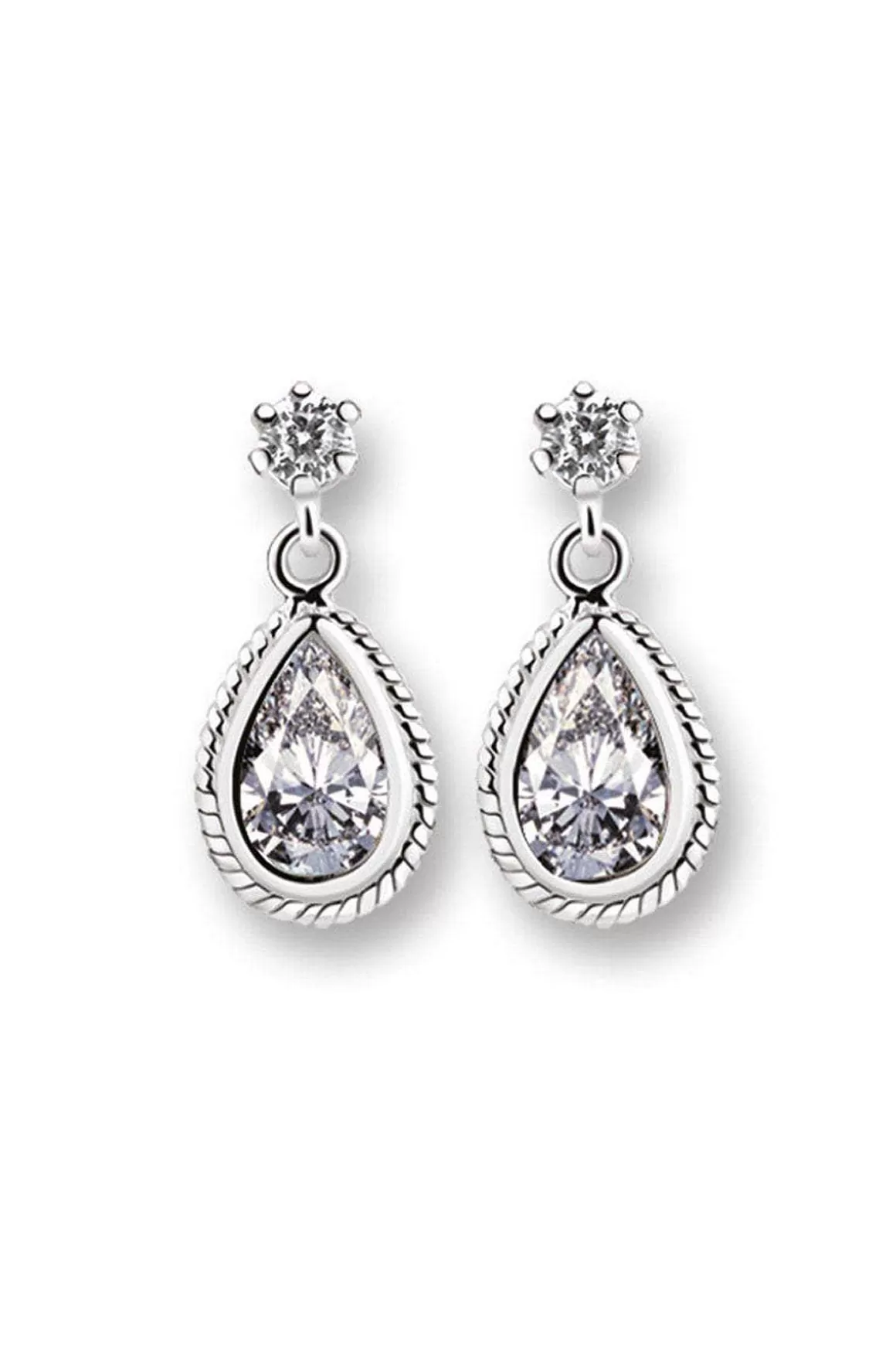 Newbridge Silverware Jewellery Crystal Stone Earrings Best