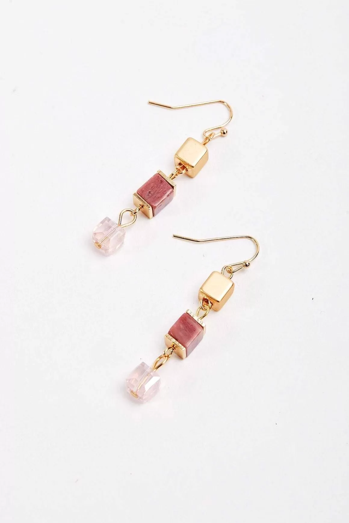 Soul Jewellery Cube Beaded Earrings Outlet