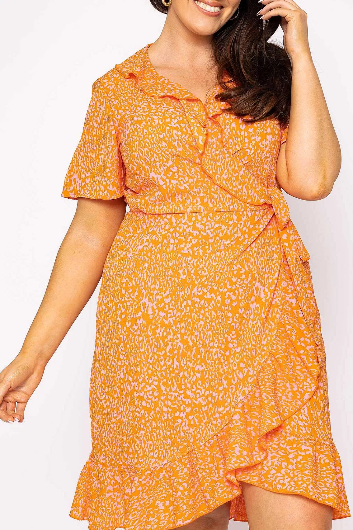 Vero Moda Curve Curve - Delilah Dress In Orange Best Sale