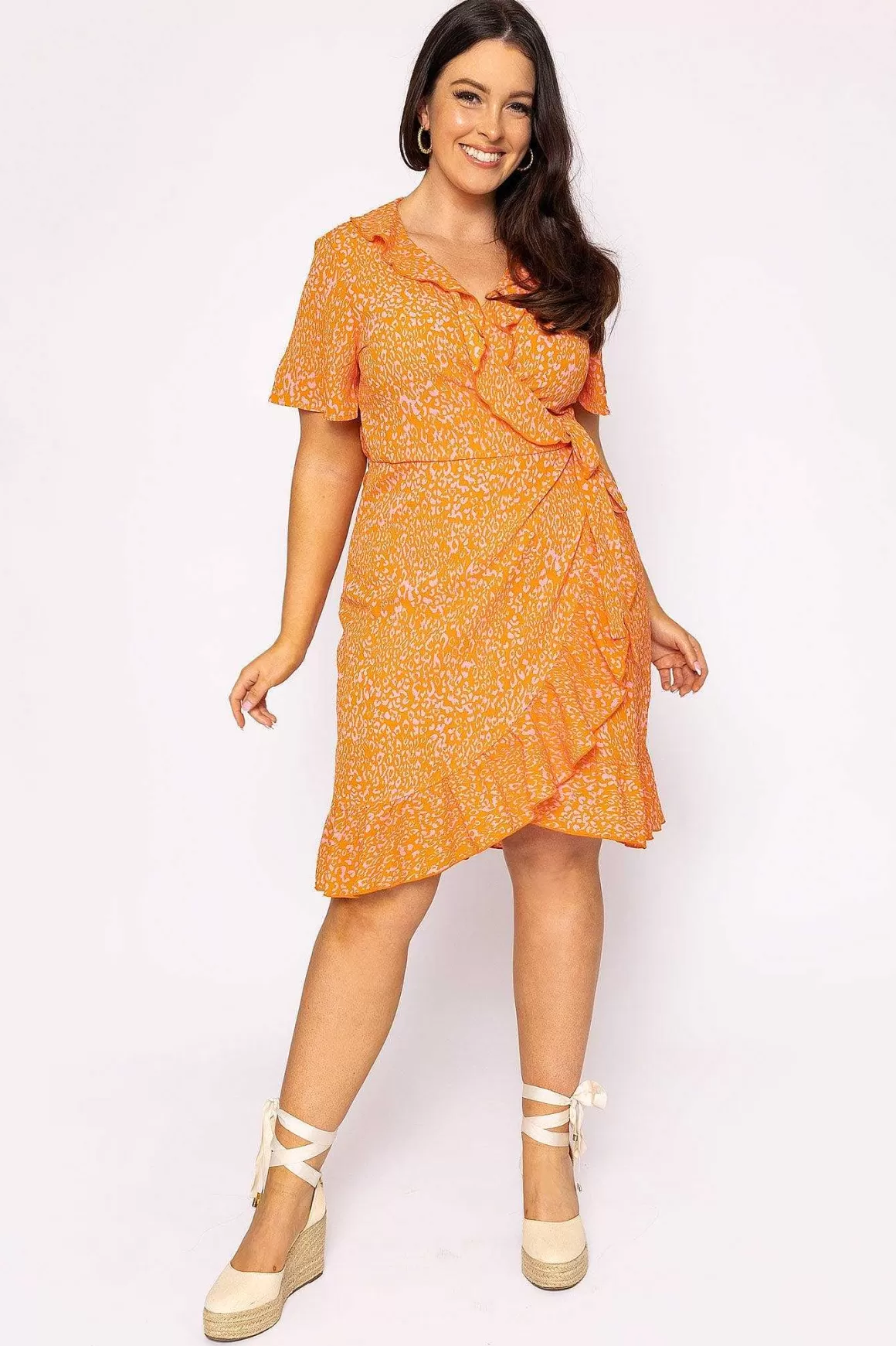 Vero Moda Curve Curve - Delilah Dress In Orange Best Sale