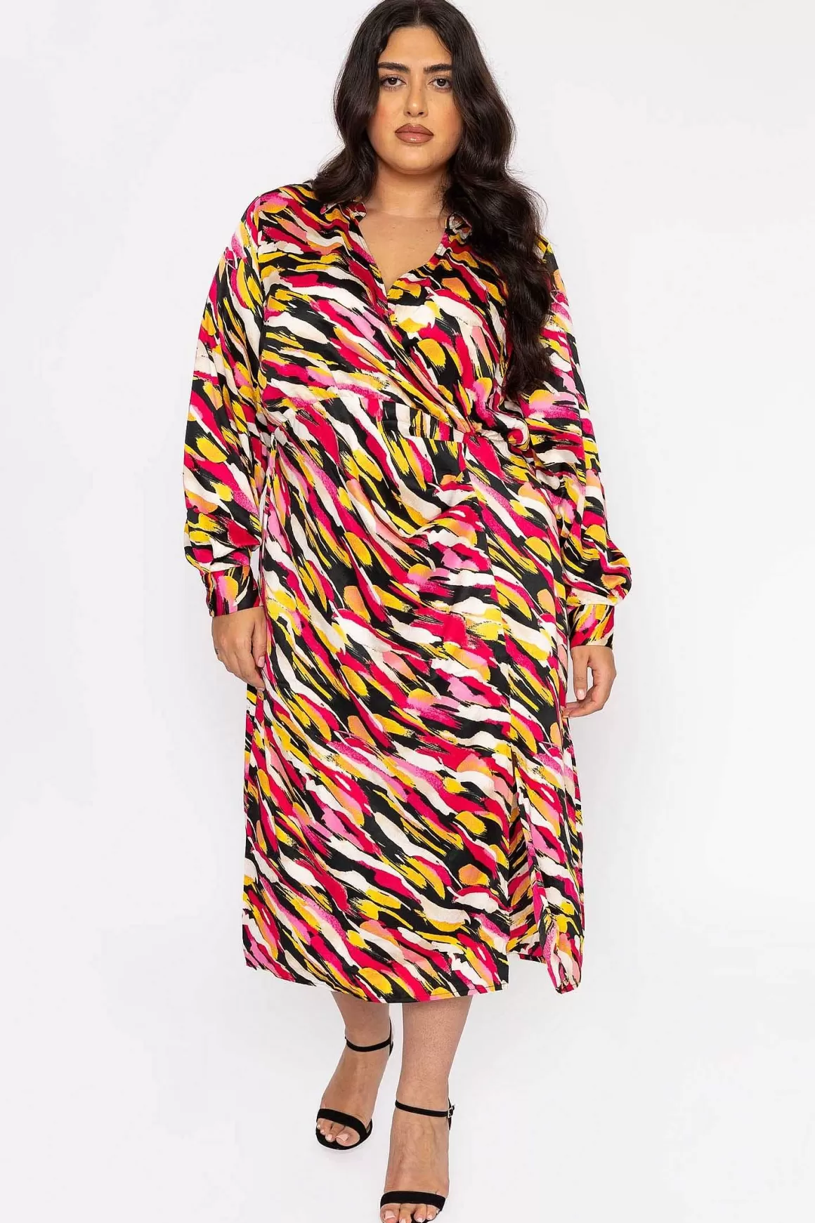 Vero Moda Curve Curve - Kleo Shirt Dress In Multi Print Best