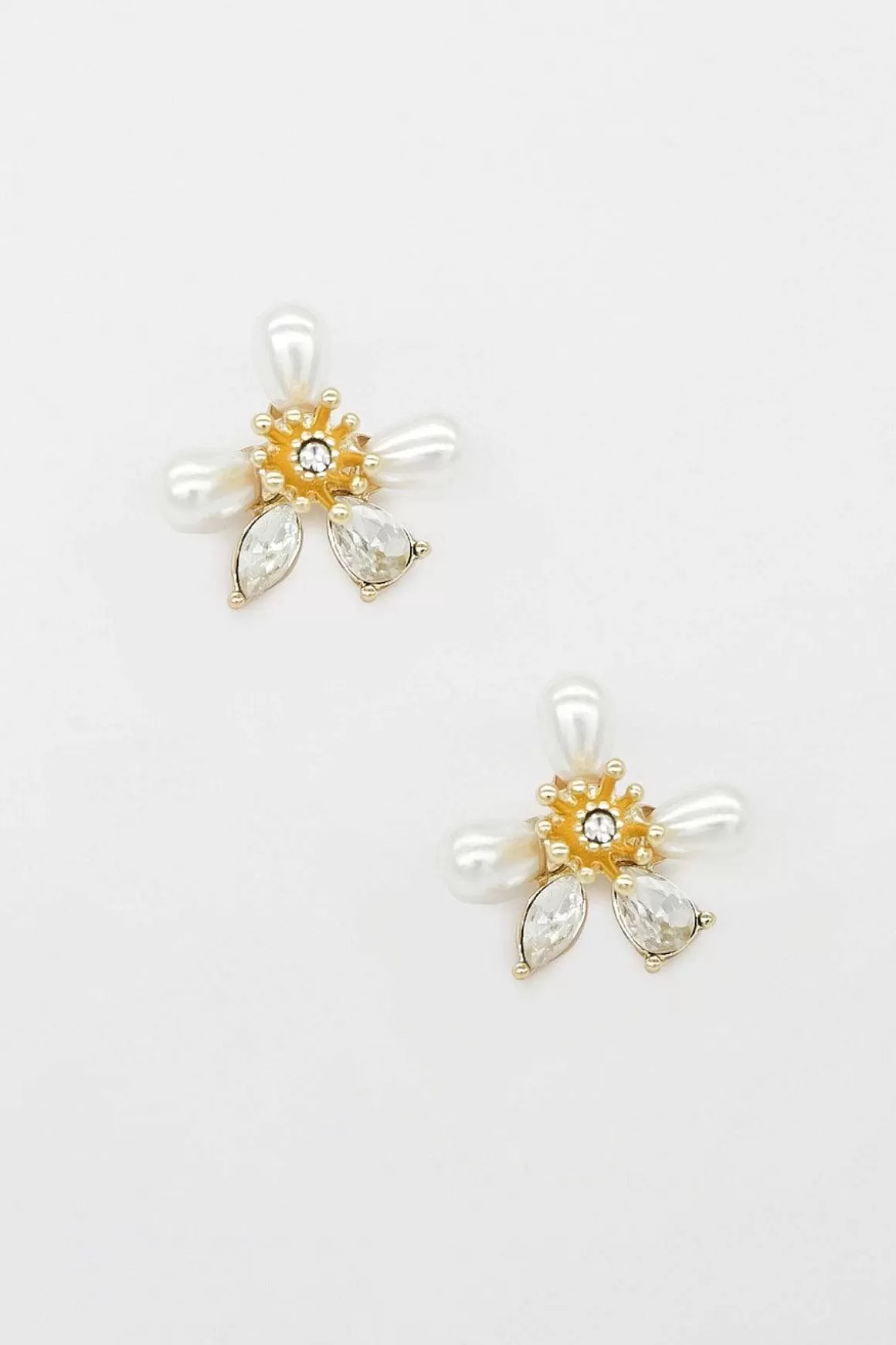 Joularie Daisy Earrings In Gold Best