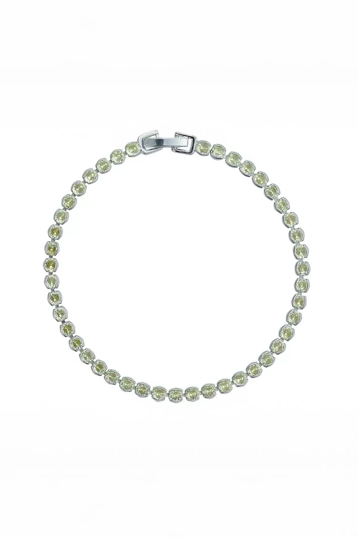 Knight & Day Dakota Green Tennis Bracelet Cheap