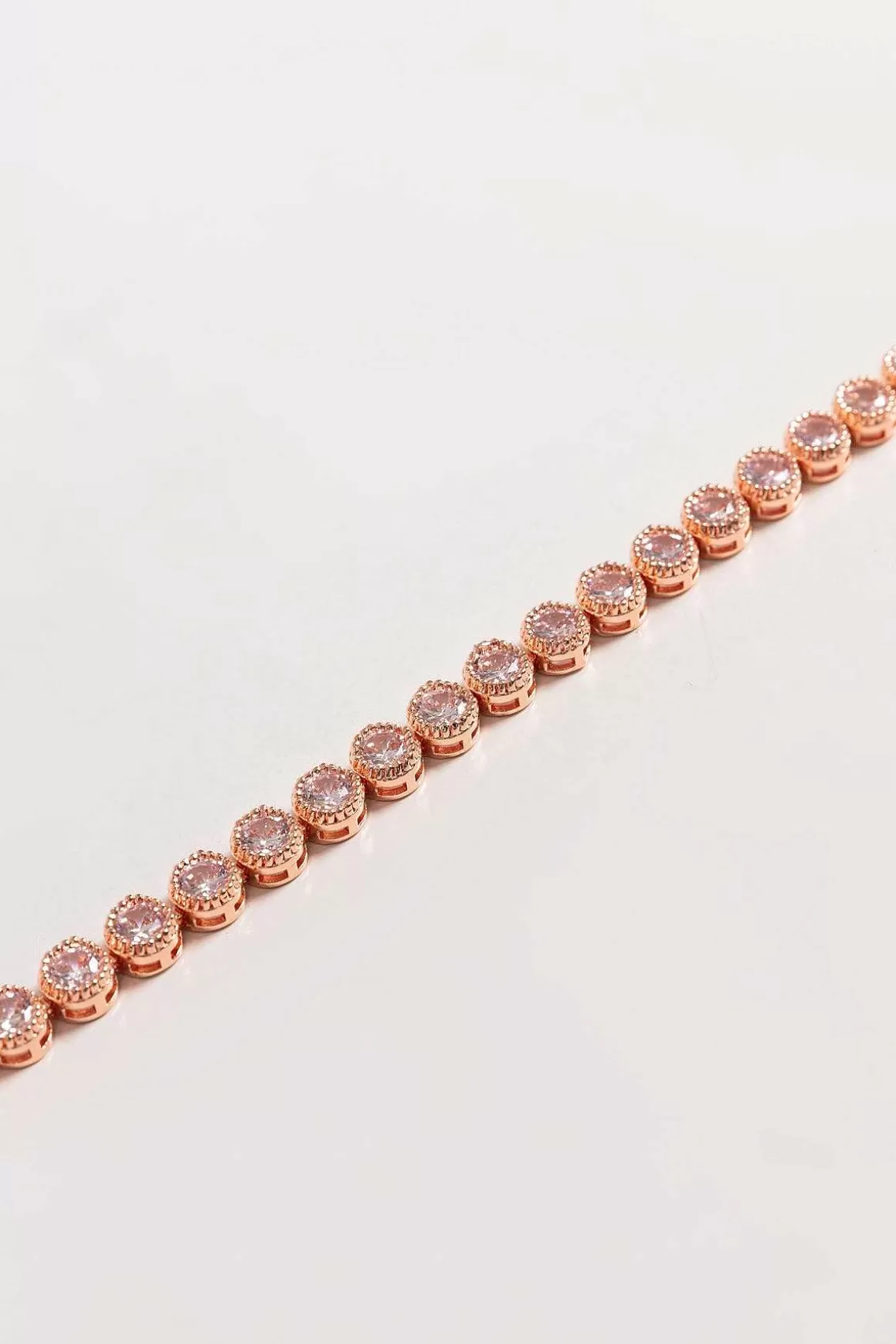 Knight & Day Danna Rose Gold Tennis Bracelet Best Sale