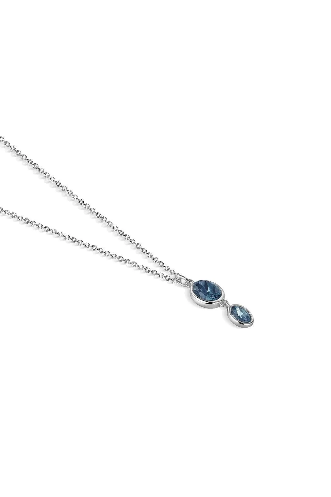 Newbridge Silverware Jewellery Dark Blue Stone Pendant Flash Sale