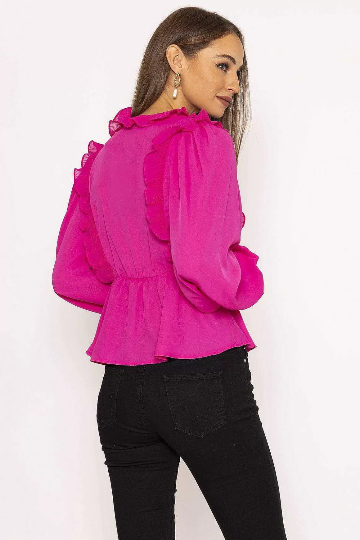 Vero Moda Della Top In Pink Shop