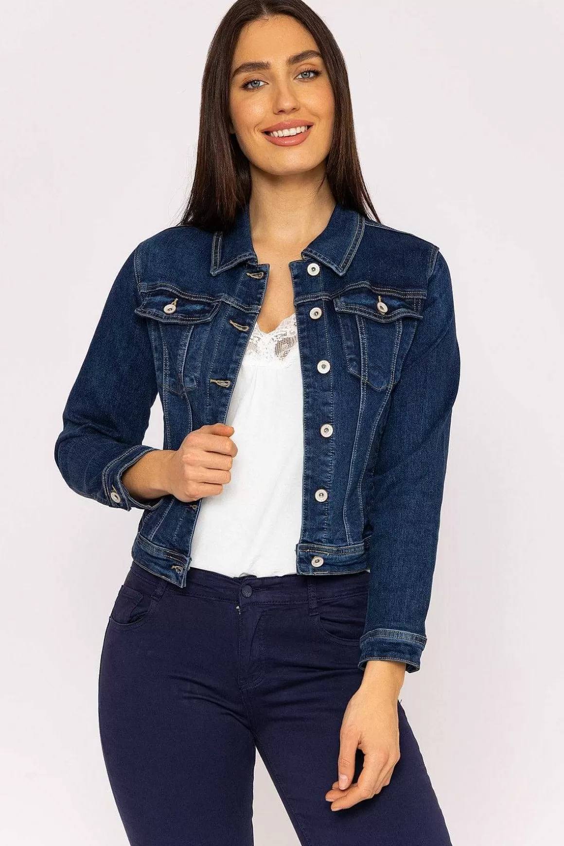 Kalisson Denim Jacket In Dark Blue Best