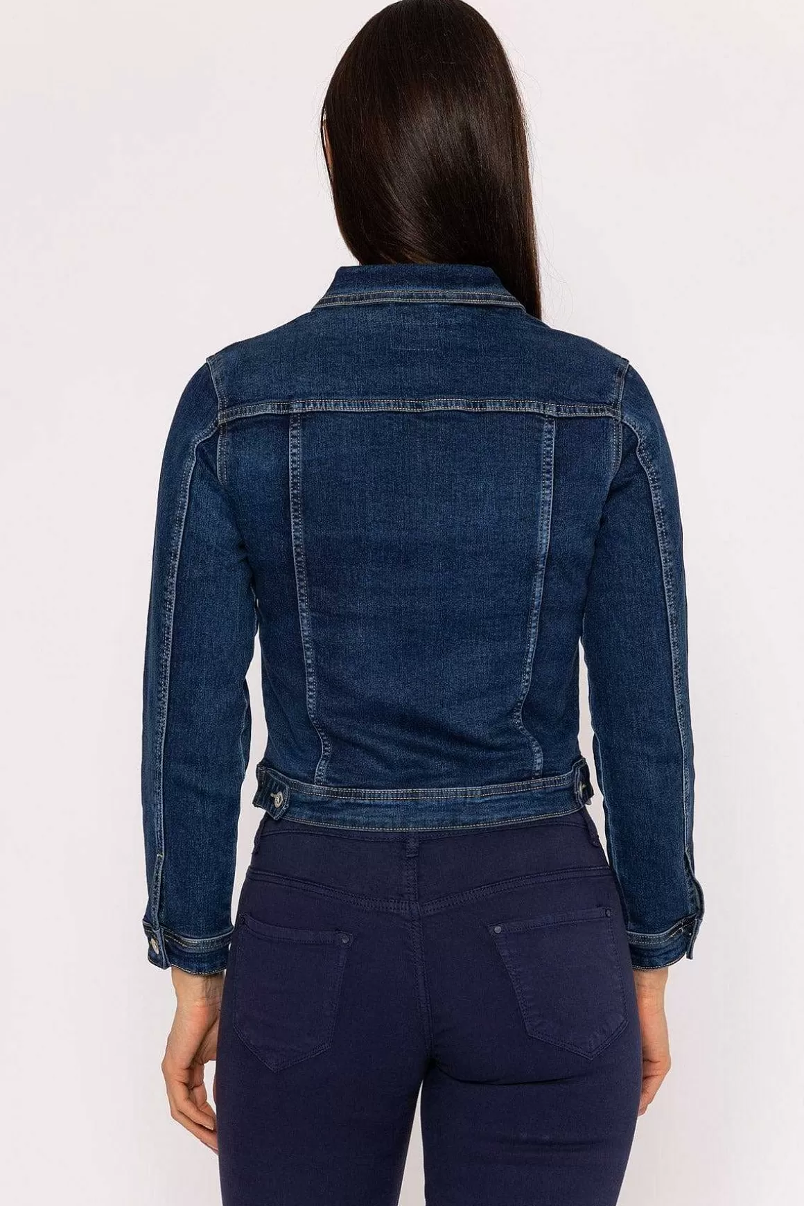 Kalisson Denim Jacket In Dark Blue Flash Sale