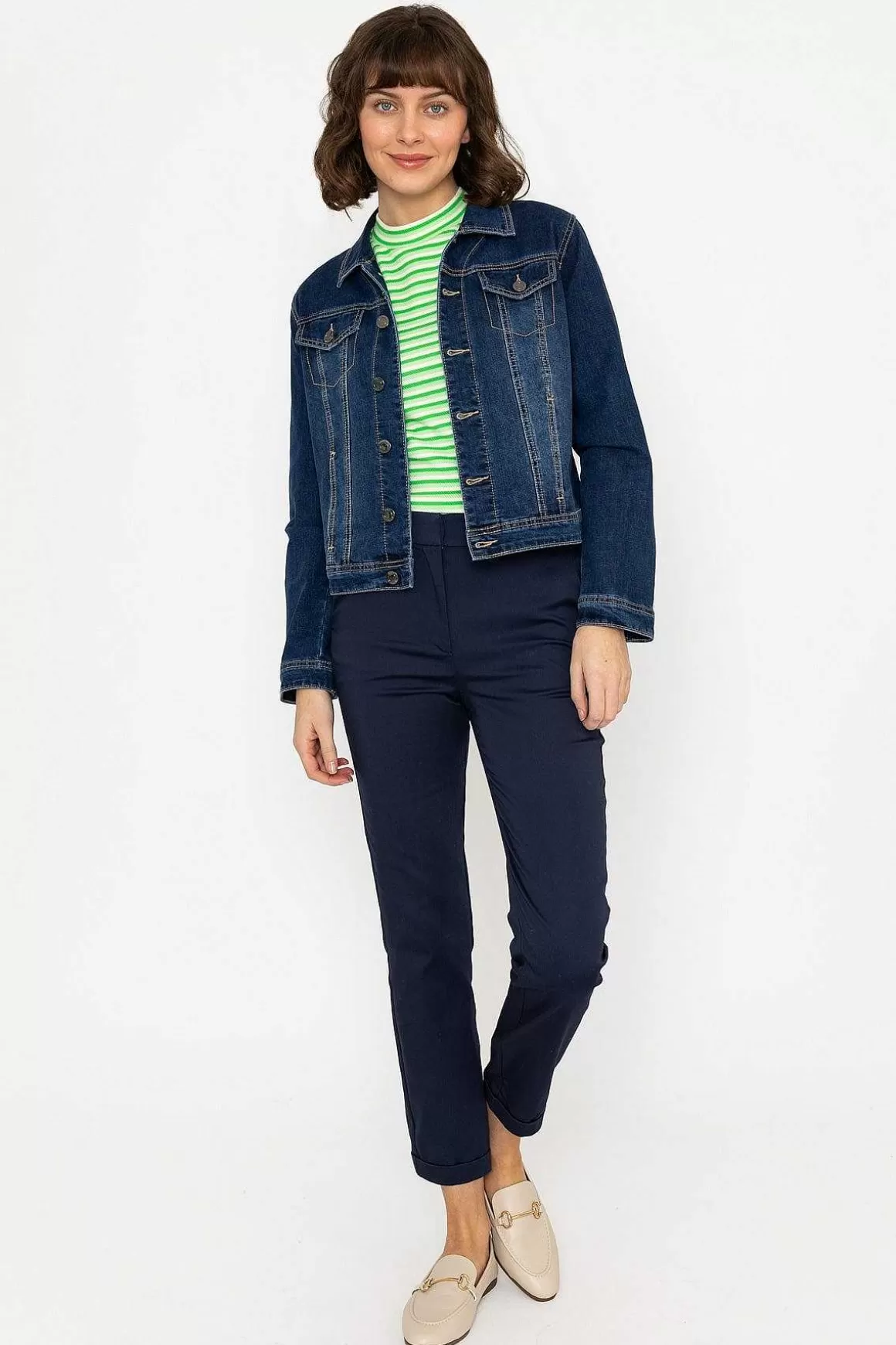 Kelly & Grace Weekend Denim Jacket In Indigo Best