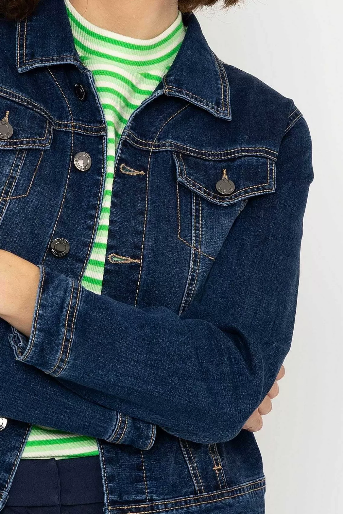 Kelly & Grace Weekend Denim Jacket In Indigo Best