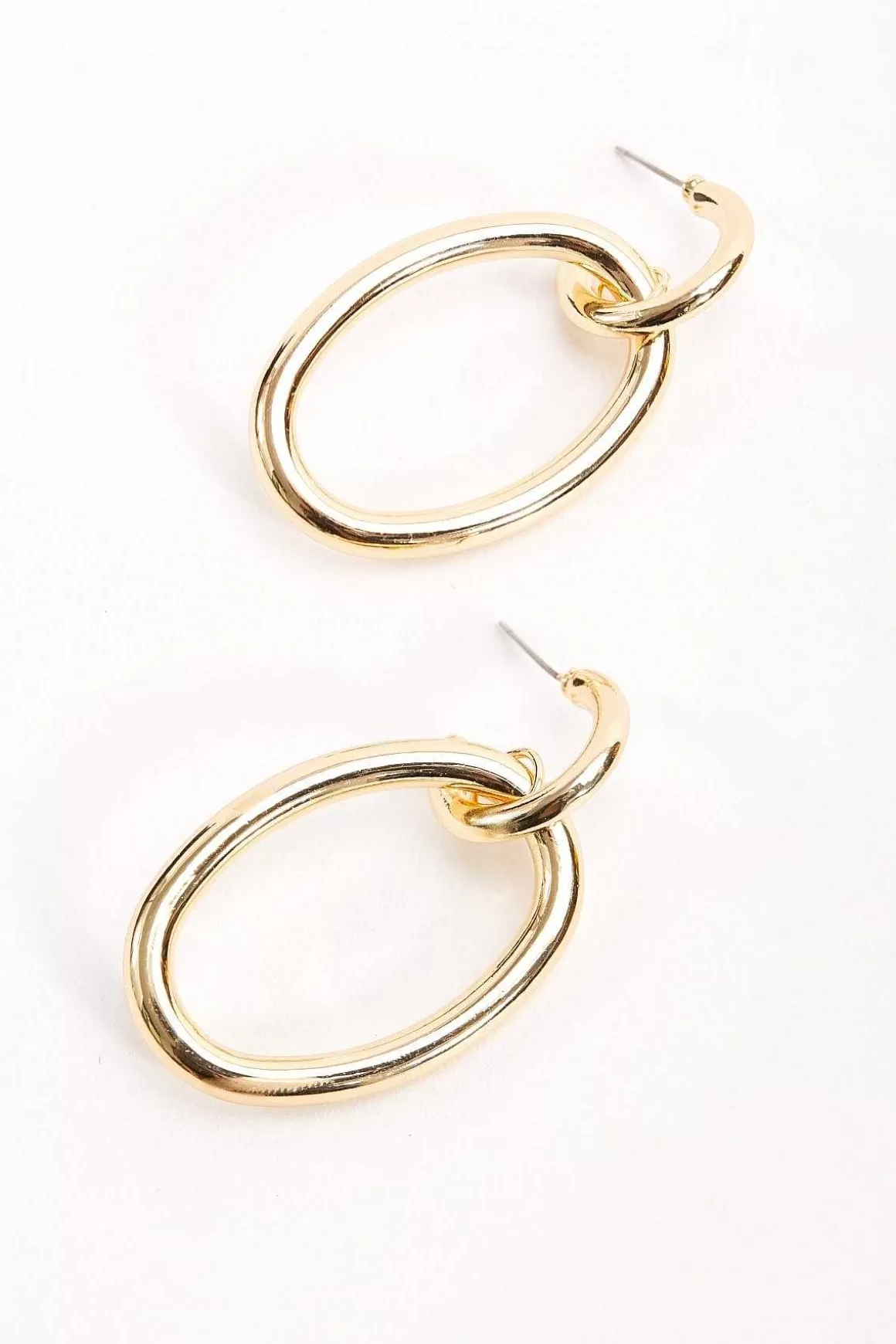 Soul Jewellery Double Drop Hoop Earrings New