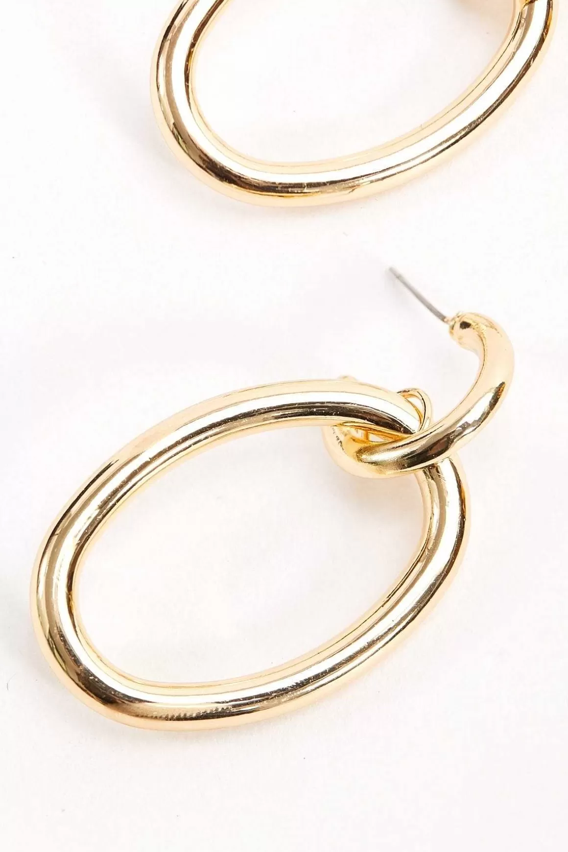 Soul Jewellery Double Drop Hoop Earrings New